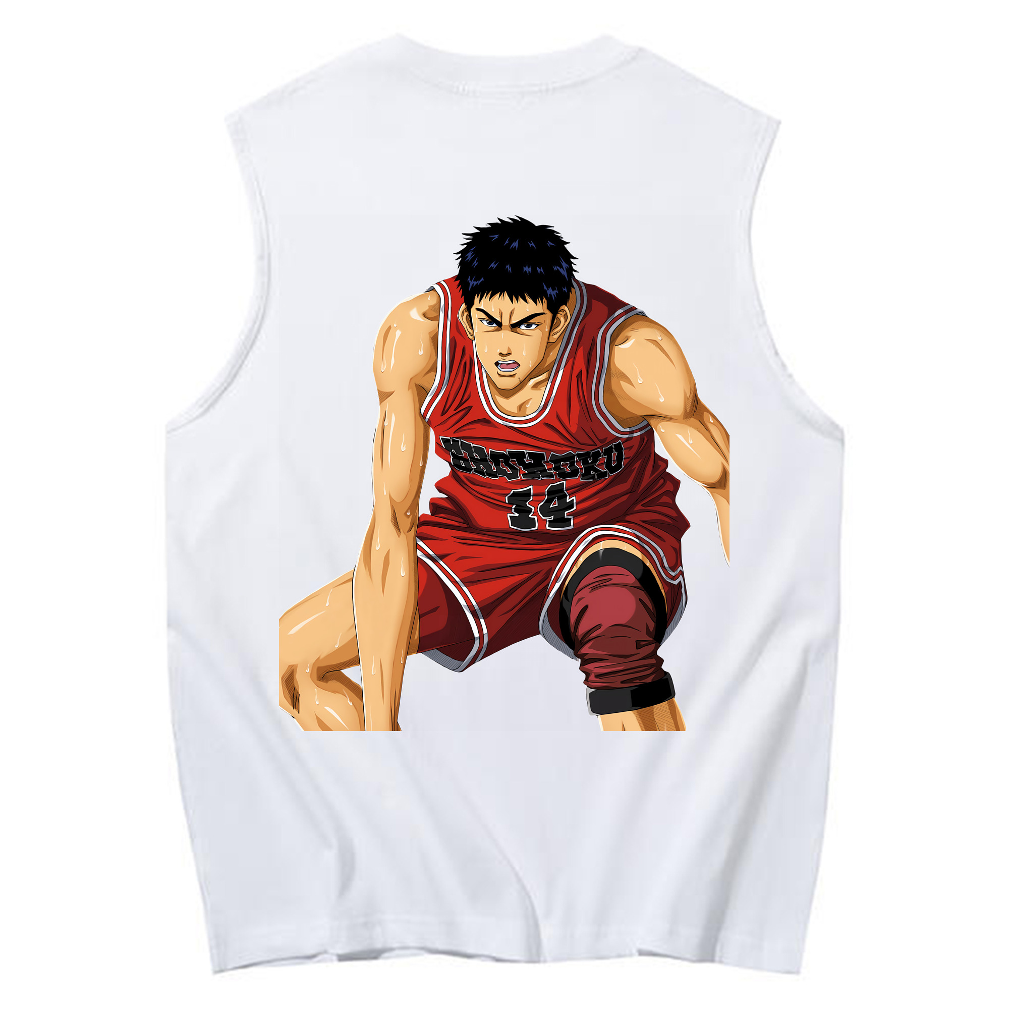 （画像用） SLAM DUNK／スラムダンク コットン100％タンクトップ（背面プリント）