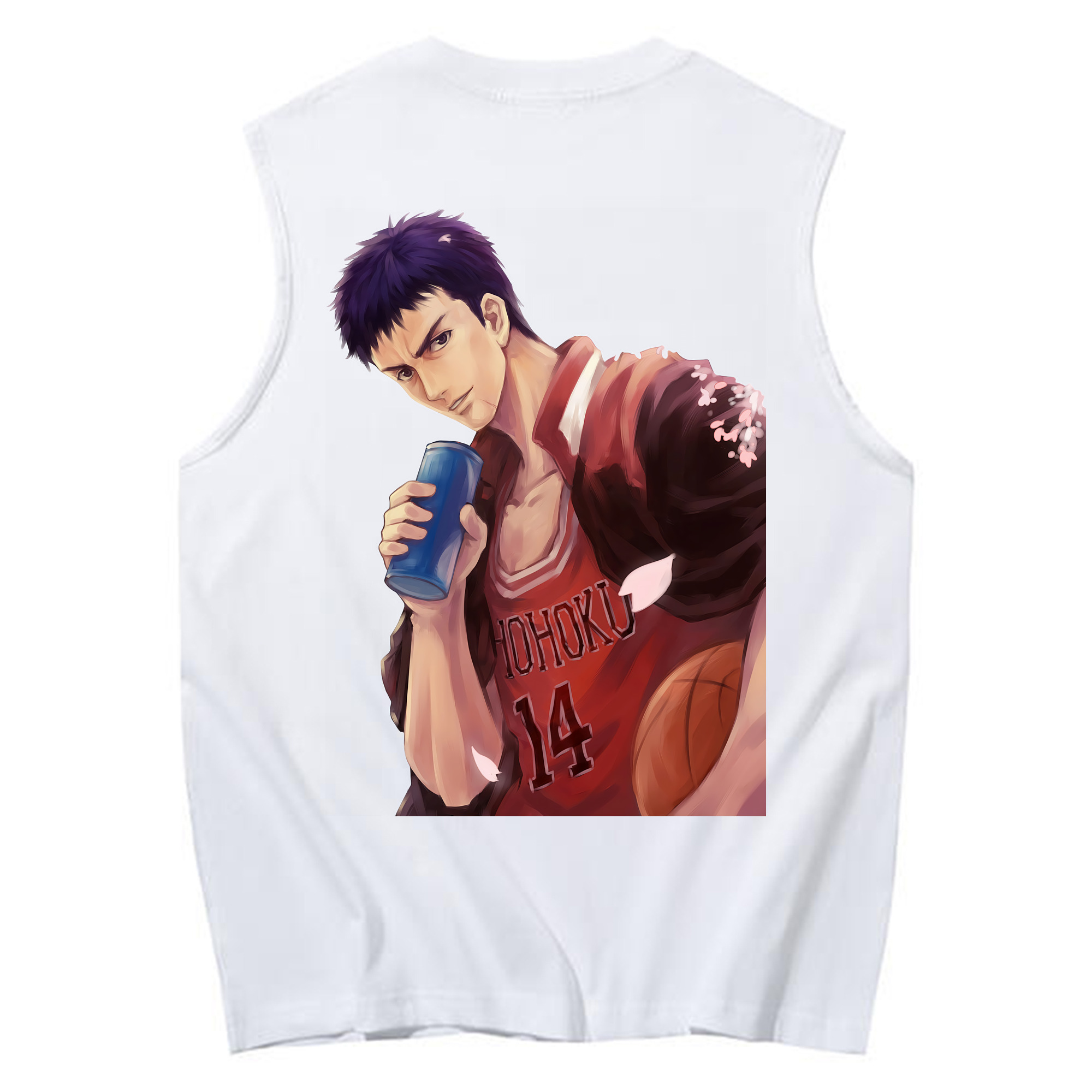 （画像用） SLAM DUNK／スラムダンク コットン100％タンクトップ（背面プリント）