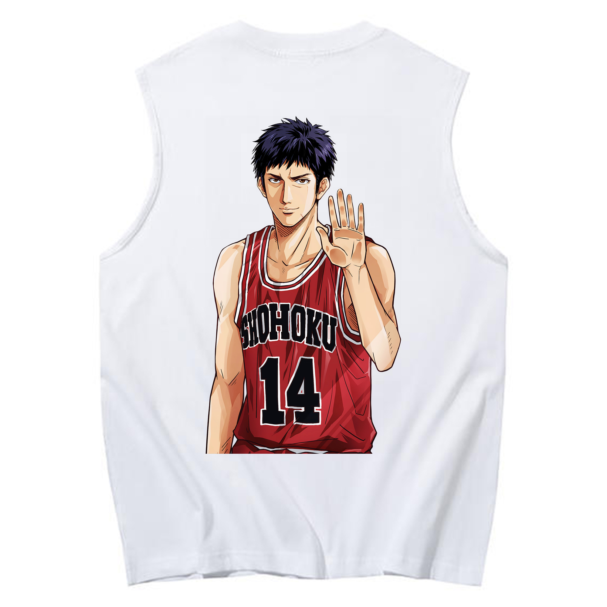 （画像用） SLAM DUNK／スラムダンク コットン100％タンクトップ（背面プリント）