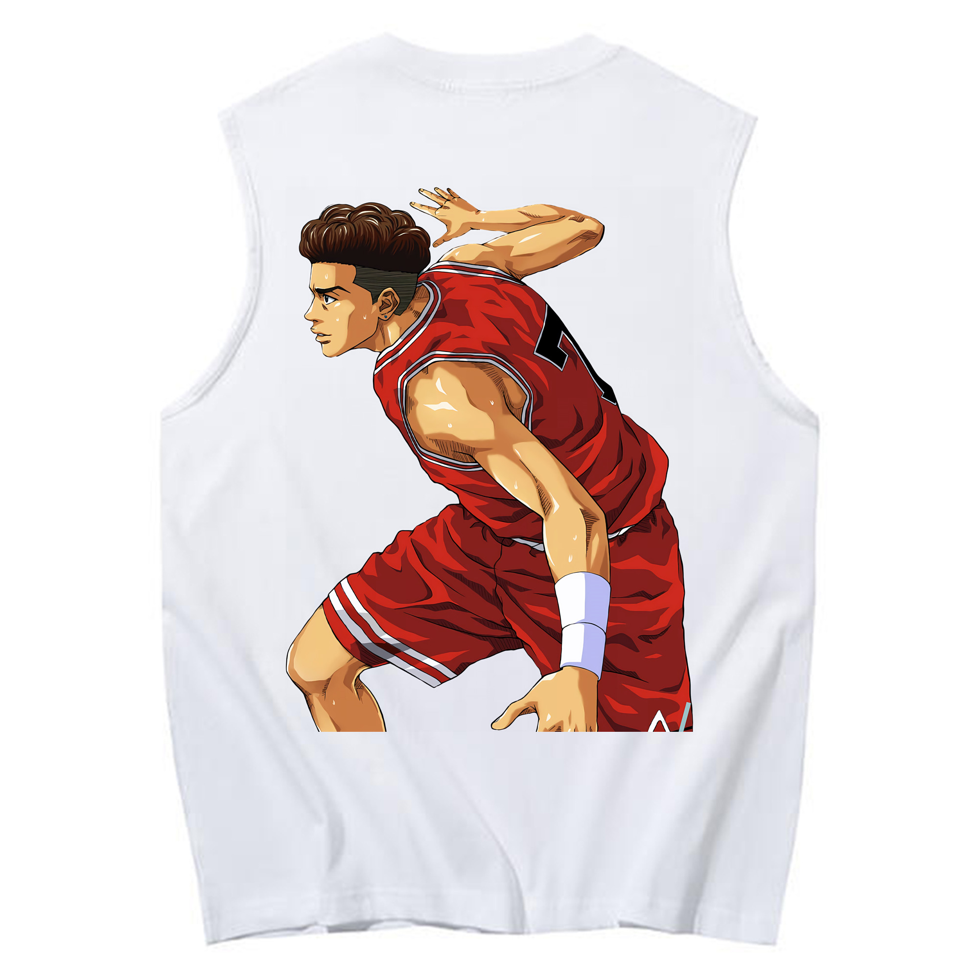 （画像用） SLAM DUNK／スラムダンク コットン100％タンクトップ（背面プリント）