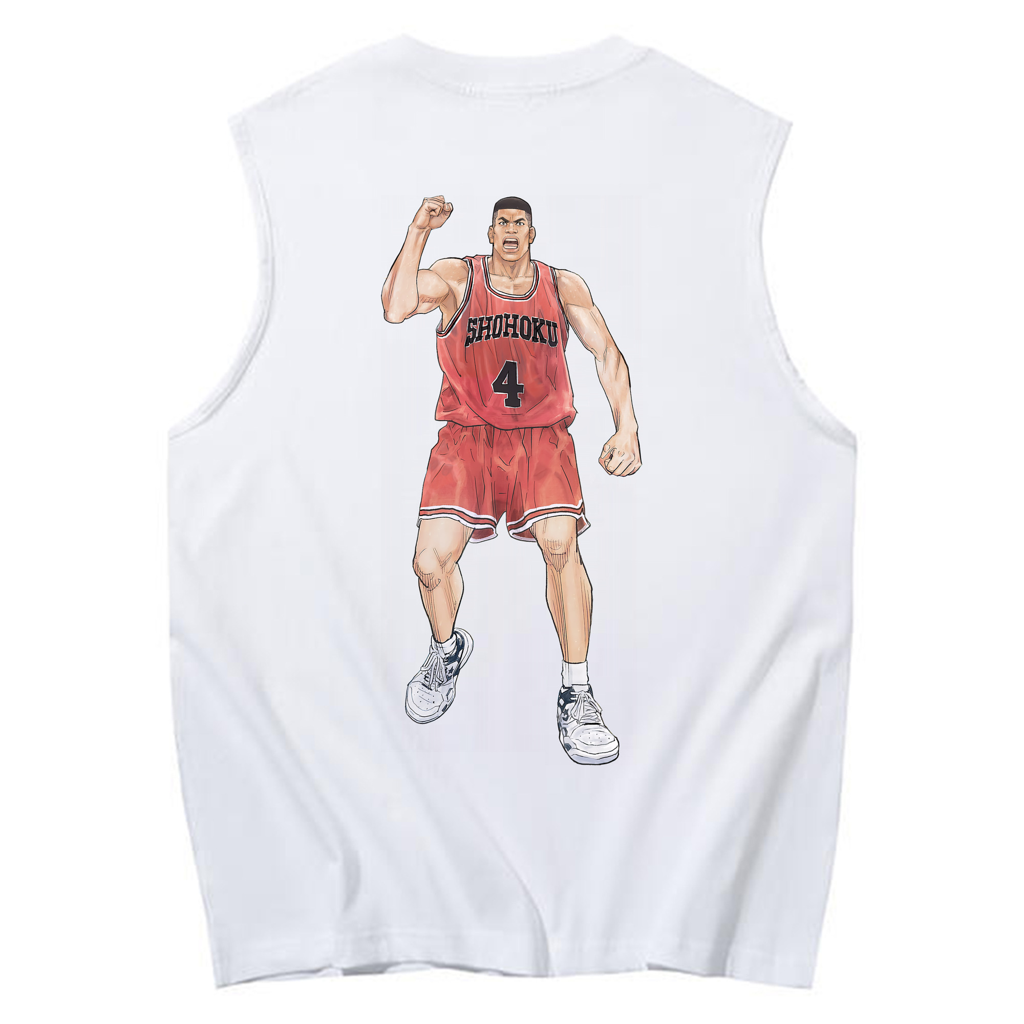 （画像用） SLAM DUNK／スラムダンク コットン100％タンクトップ（背面プリント）