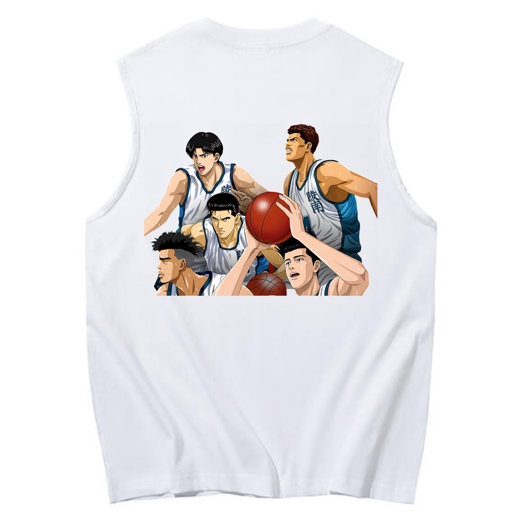 （画像用） SLAM DUNK／スラムダンク コットン100％タンクトップ（背面プリント）