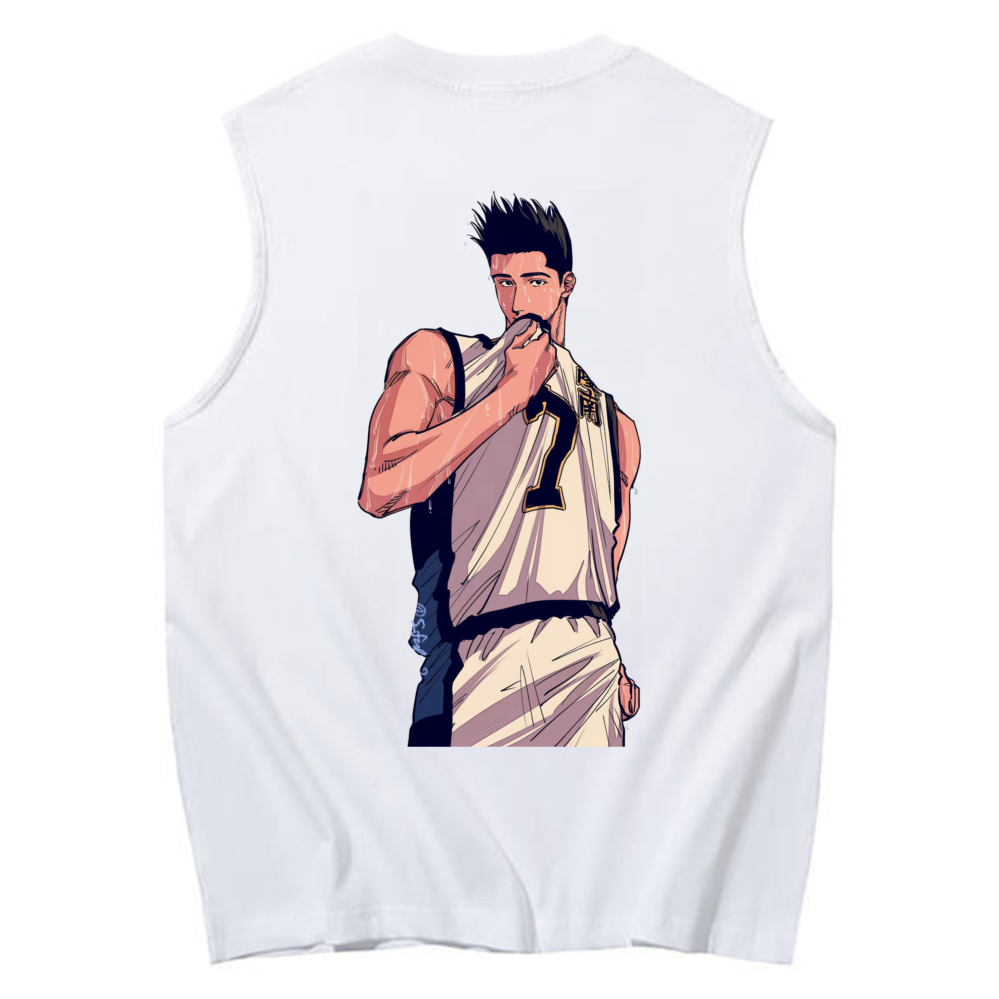 （画像用） SLAM DUNK／スラムダンク コットン100％タンクトップ（背面プリント）