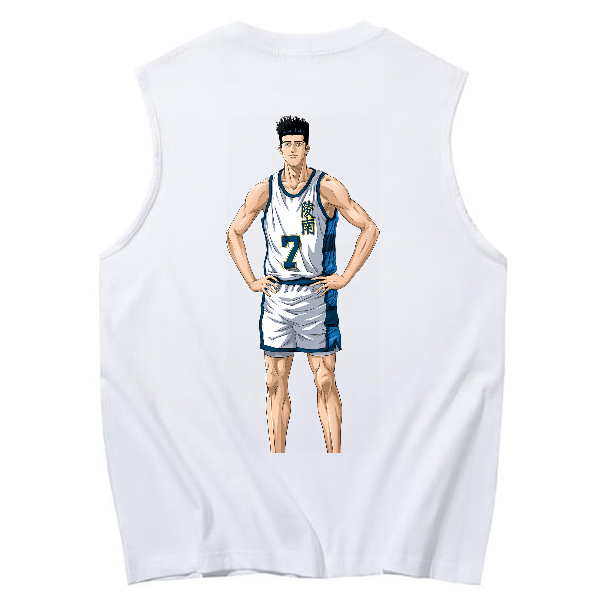 （画像用） SLAM DUNK／スラムダンク コットン100％タンクトップ（背面プリント）