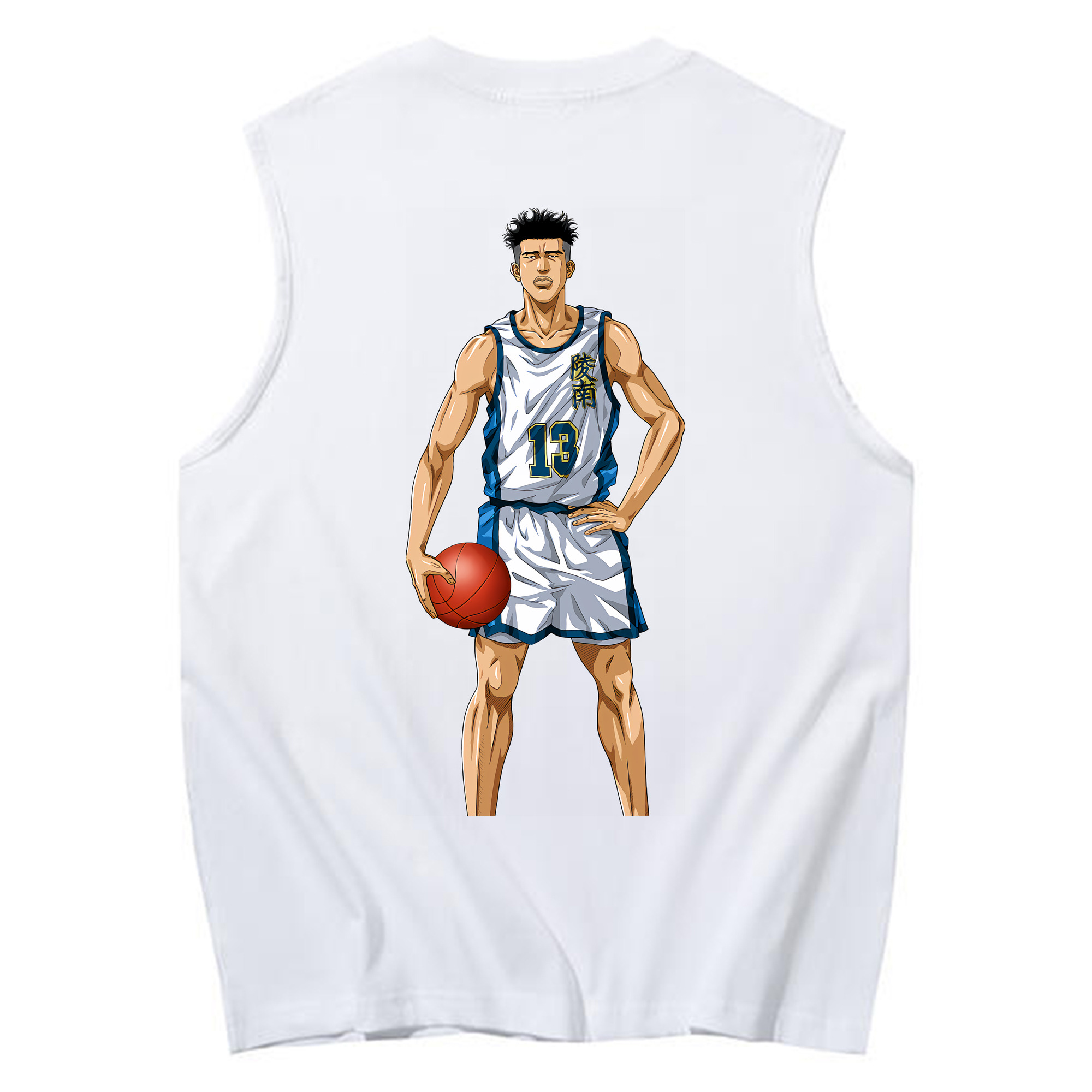 （画像用） SLAM DUNK／スラムダンク コットン100％タンクトップ（背面プリント）