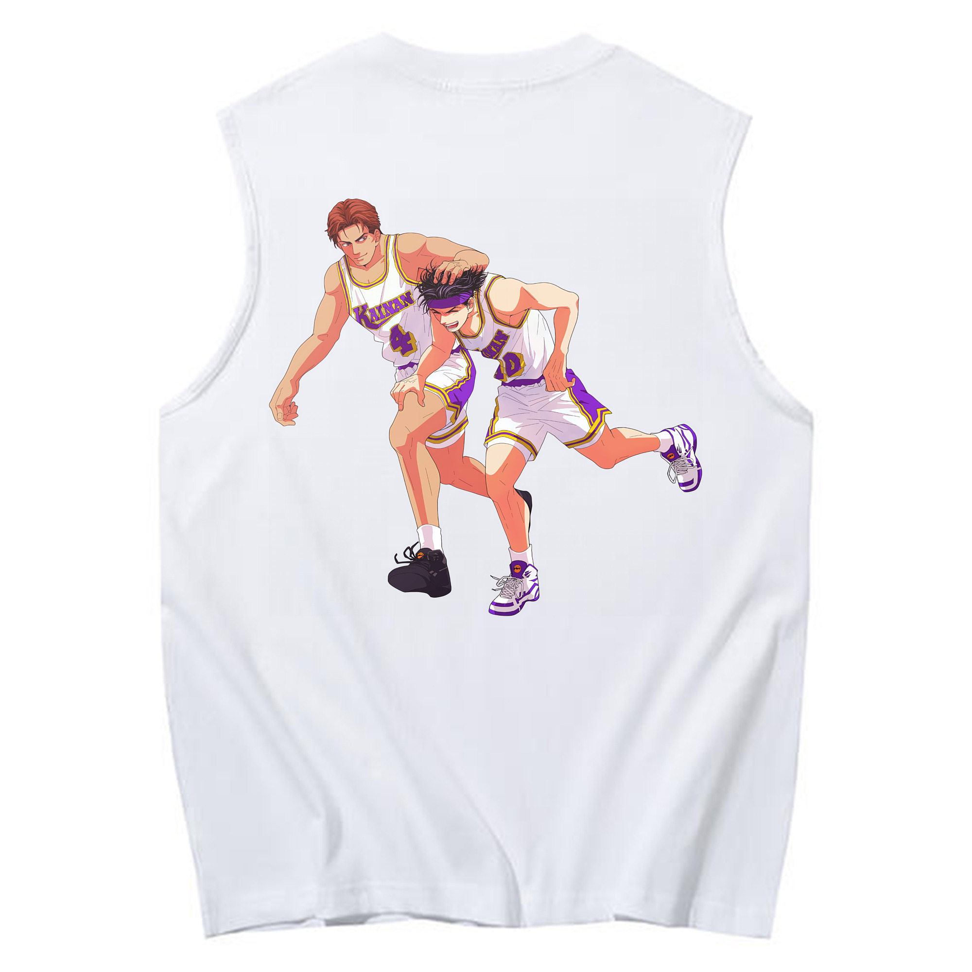 （画像用） SLAM DUNK／スラムダンク コットン100％タンクトップ（背面プリント）