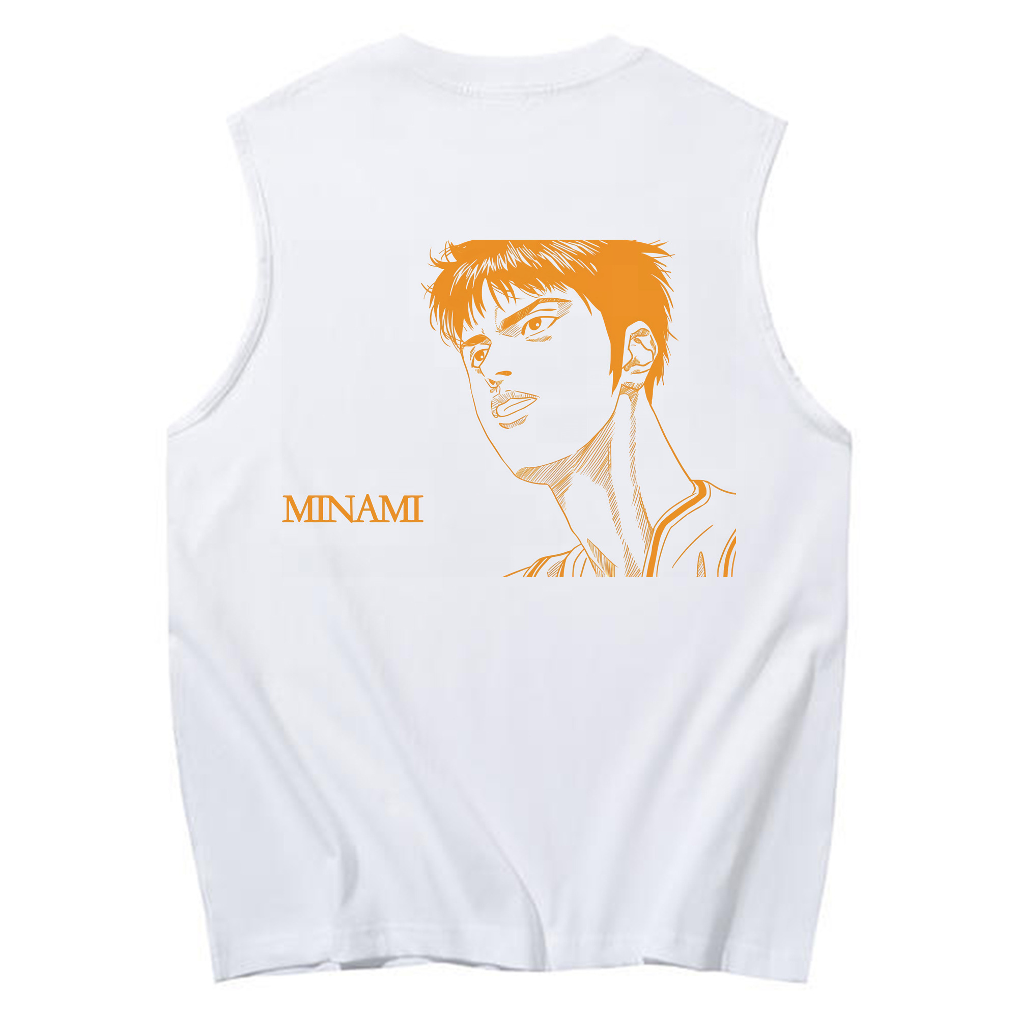 （画像用） SLAM DUNK／スラムダンク コットン100％タンクトップ（背面プリント）