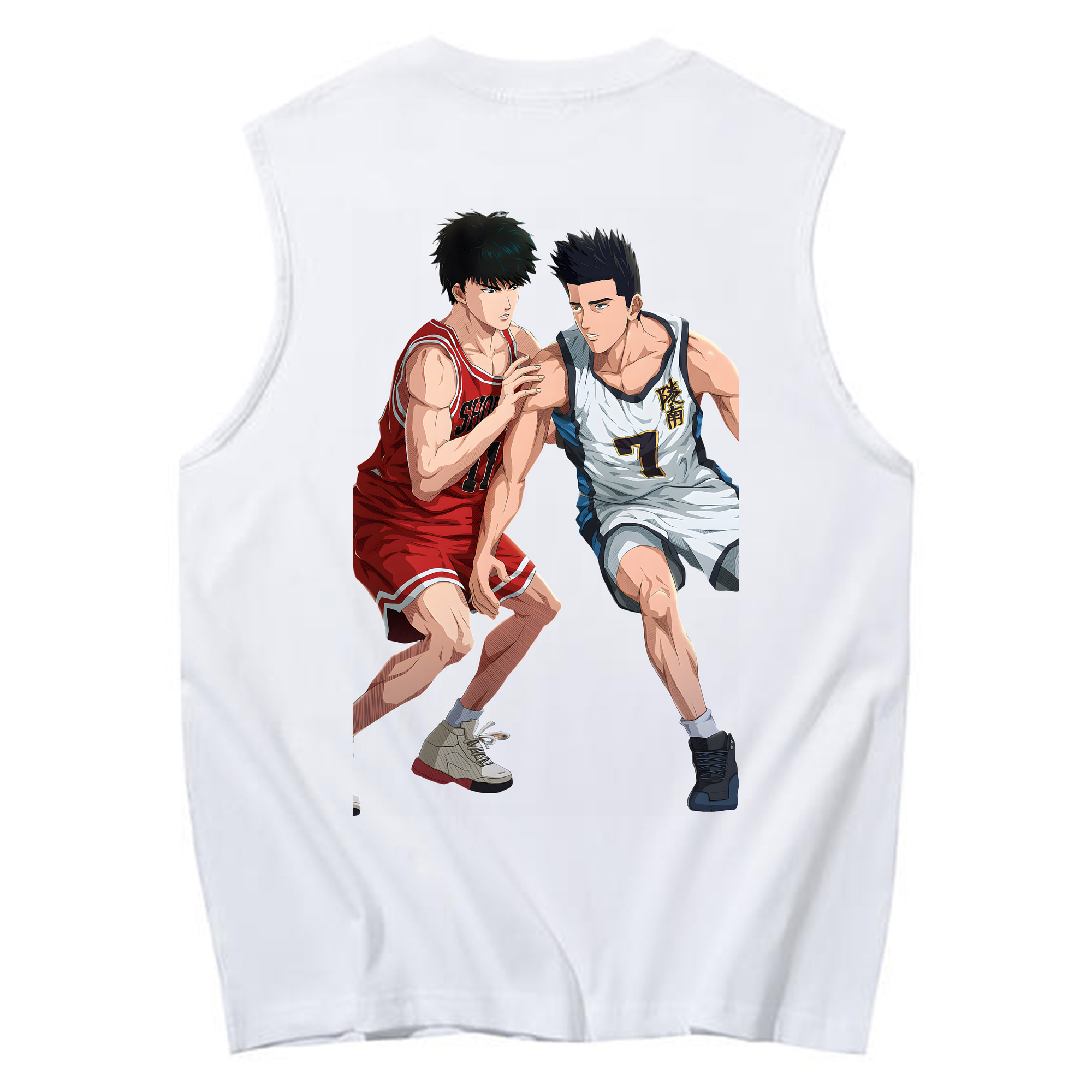 （画像用） SLAM DUNK／スラムダンク コットン100％タンクトップ（背面プリント）
