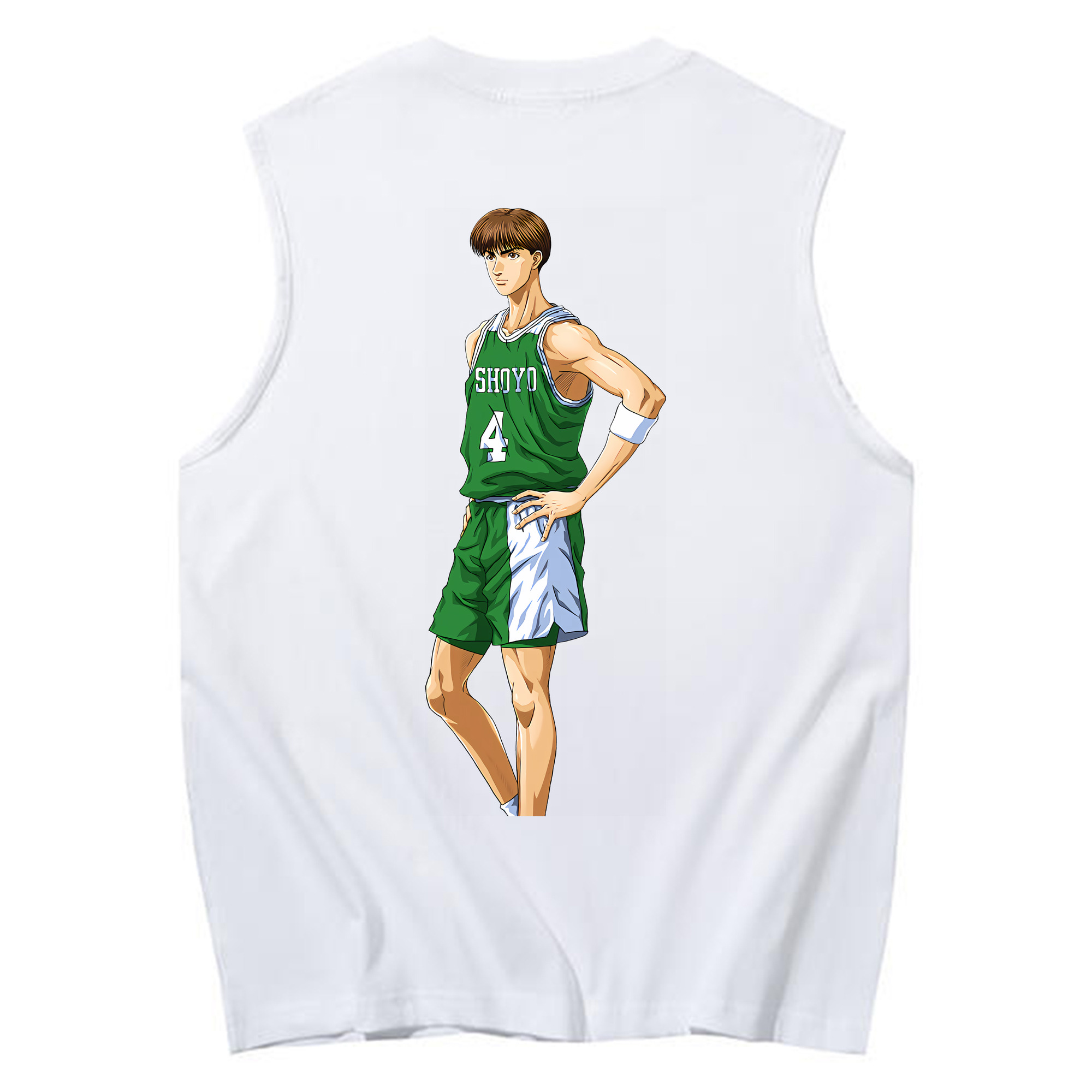 （画像用） SLAM DUNK／スラムダンク コットン100％タンクトップ（背面プリント）