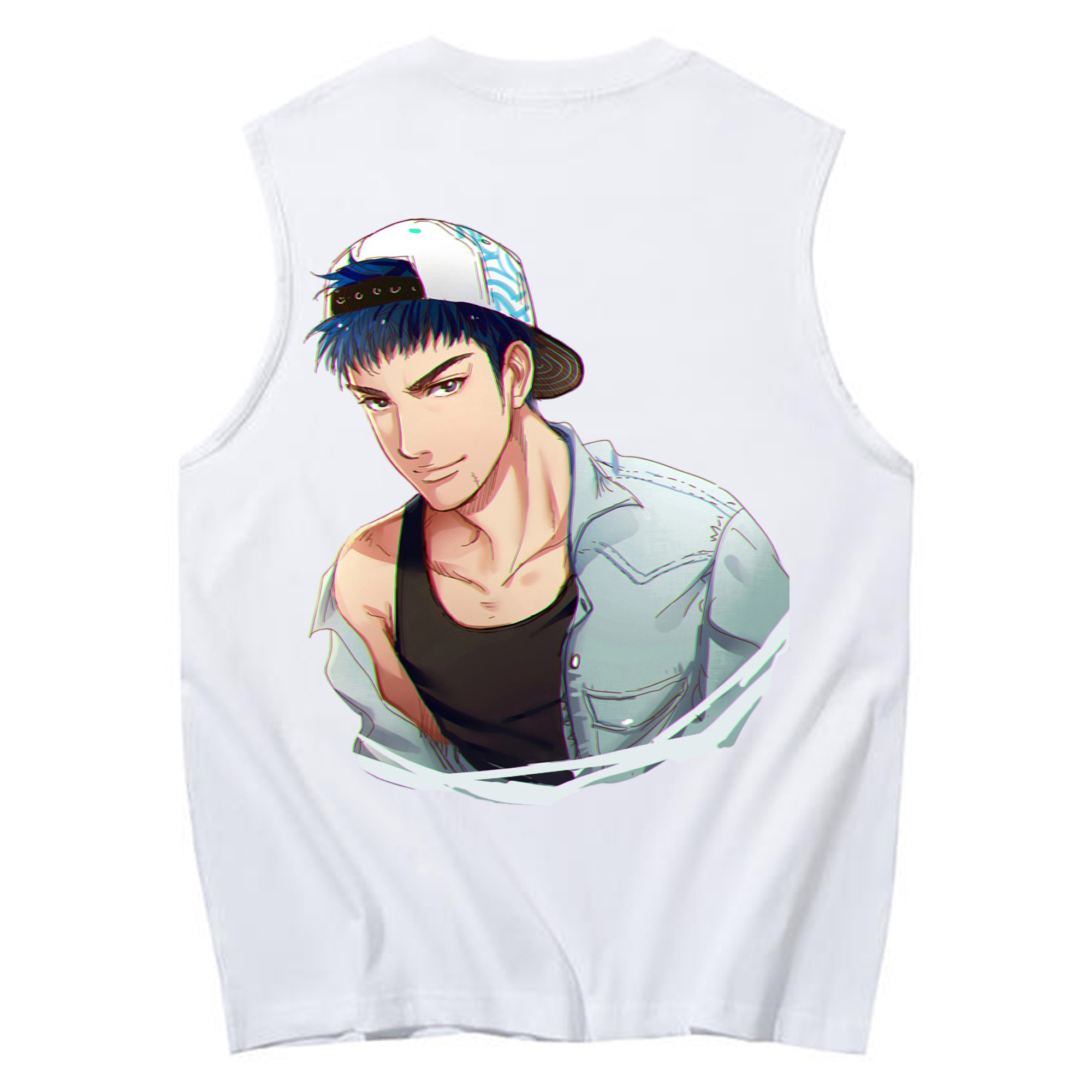 （画像用） SLAM DUNK／スラムダンク コットン100％タンクトップ（背面プリント）
