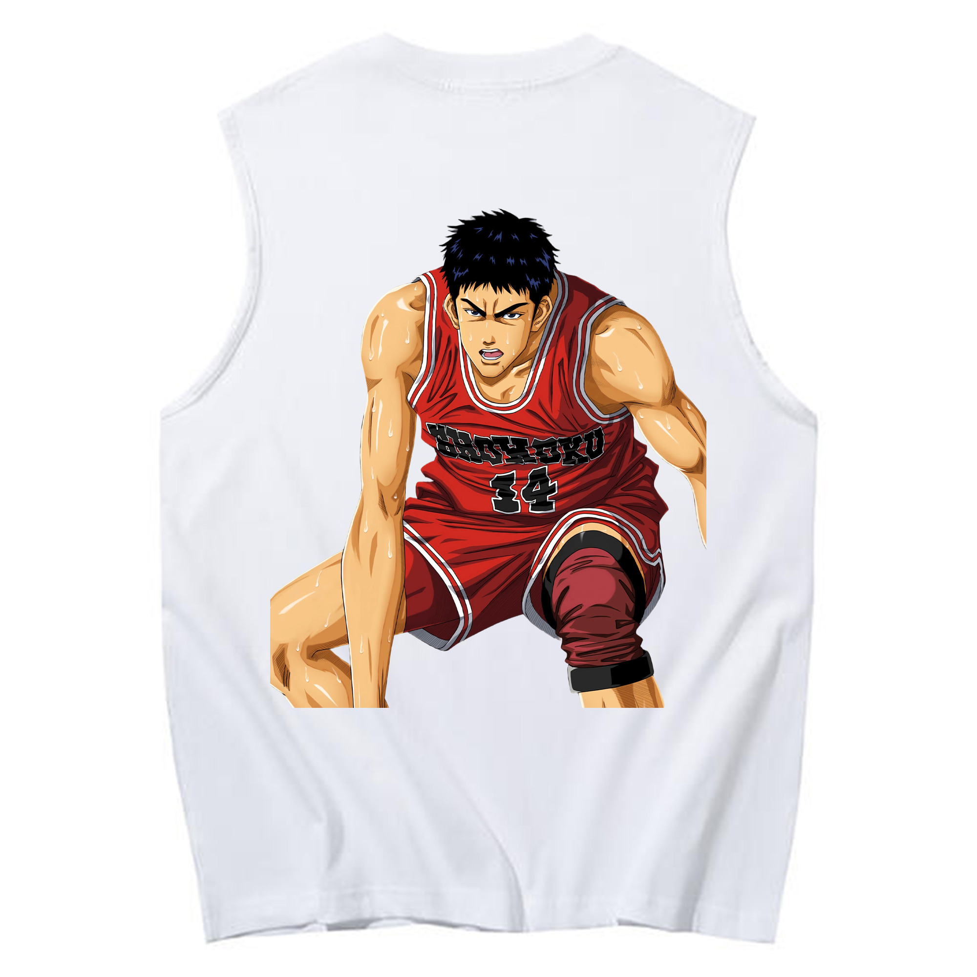 （画像用） SLAM DUNK／スラムダンク コットン100％タンクトップ（背面プリント）