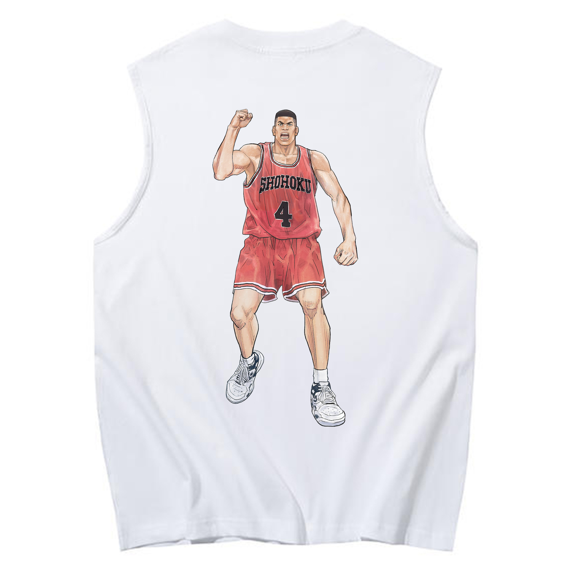 （画像用） SLAM DUNK／スラムダンク コットン100％タンクトップ（背面プリント）