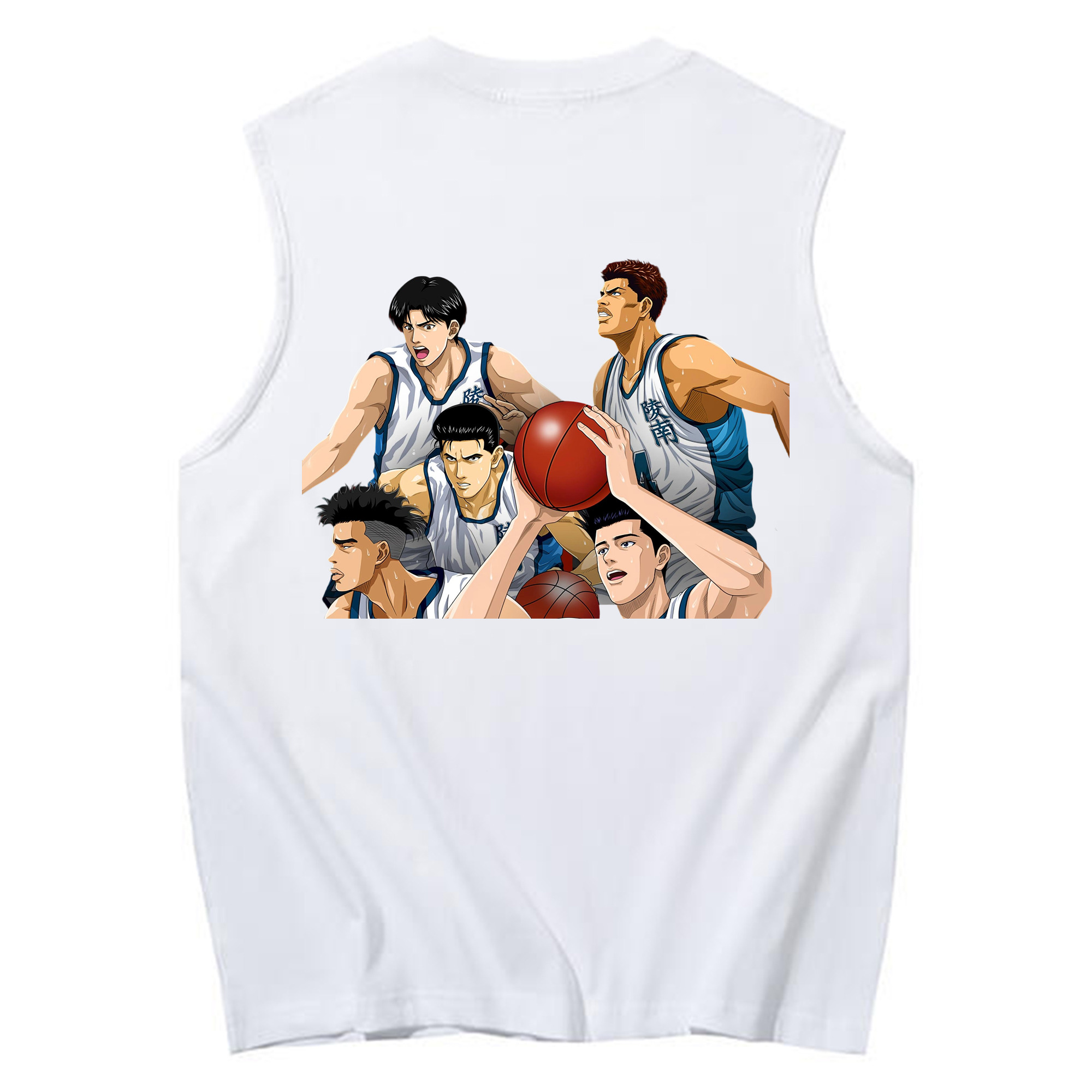 （画像用） SLAM DUNK／スラムダンク コットン100％タンクトップ（背面プリント）