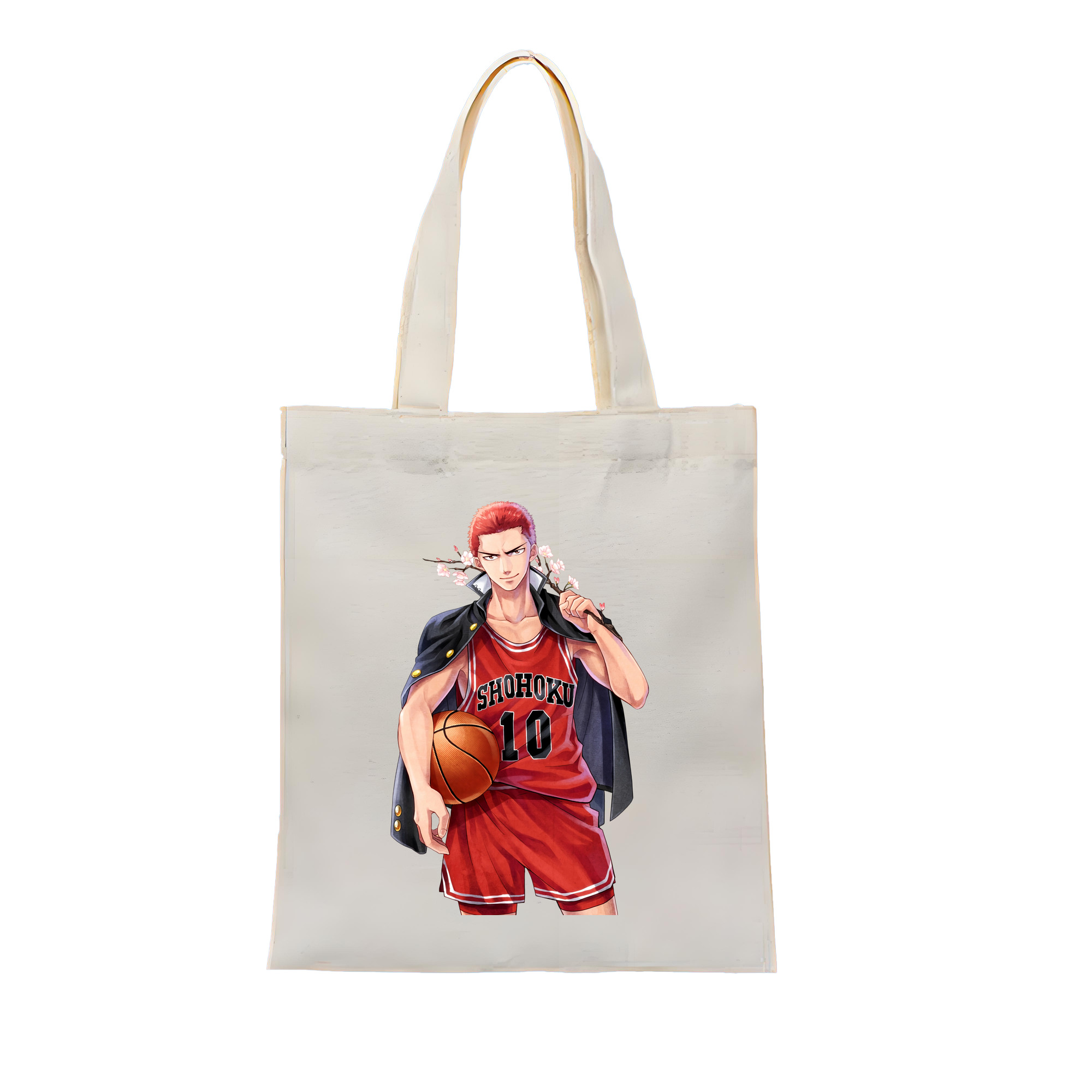 （画像用） SLAM DUNK／スラムダンク 縦型キャンバス生地手提げバッグ　トートバッグ