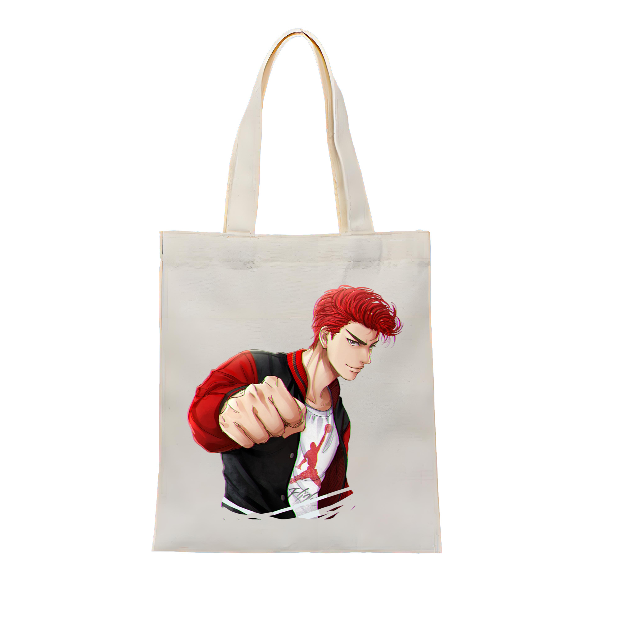 （画像用） SLAM DUNK／スラムダンク 縦型キャンバス生地手提げバッグ　トートバッグ