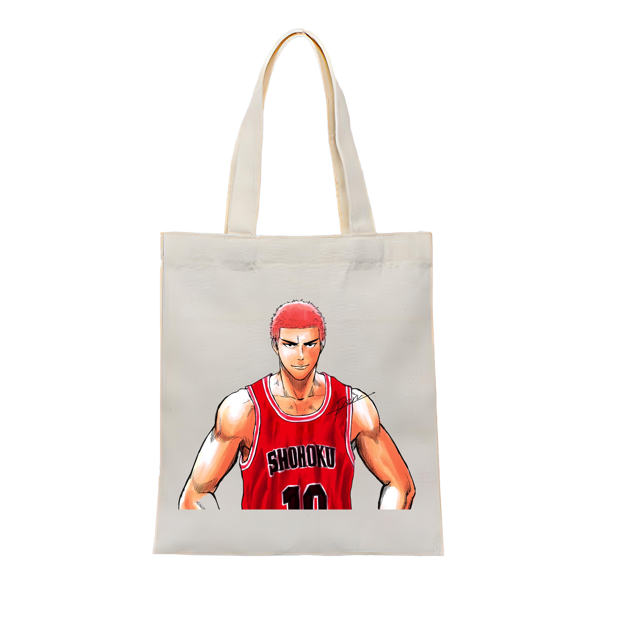 （画像用） SLAM DUNK／スラムダンク 縦型キャンバス生地手提げバッグ　トートバッグ