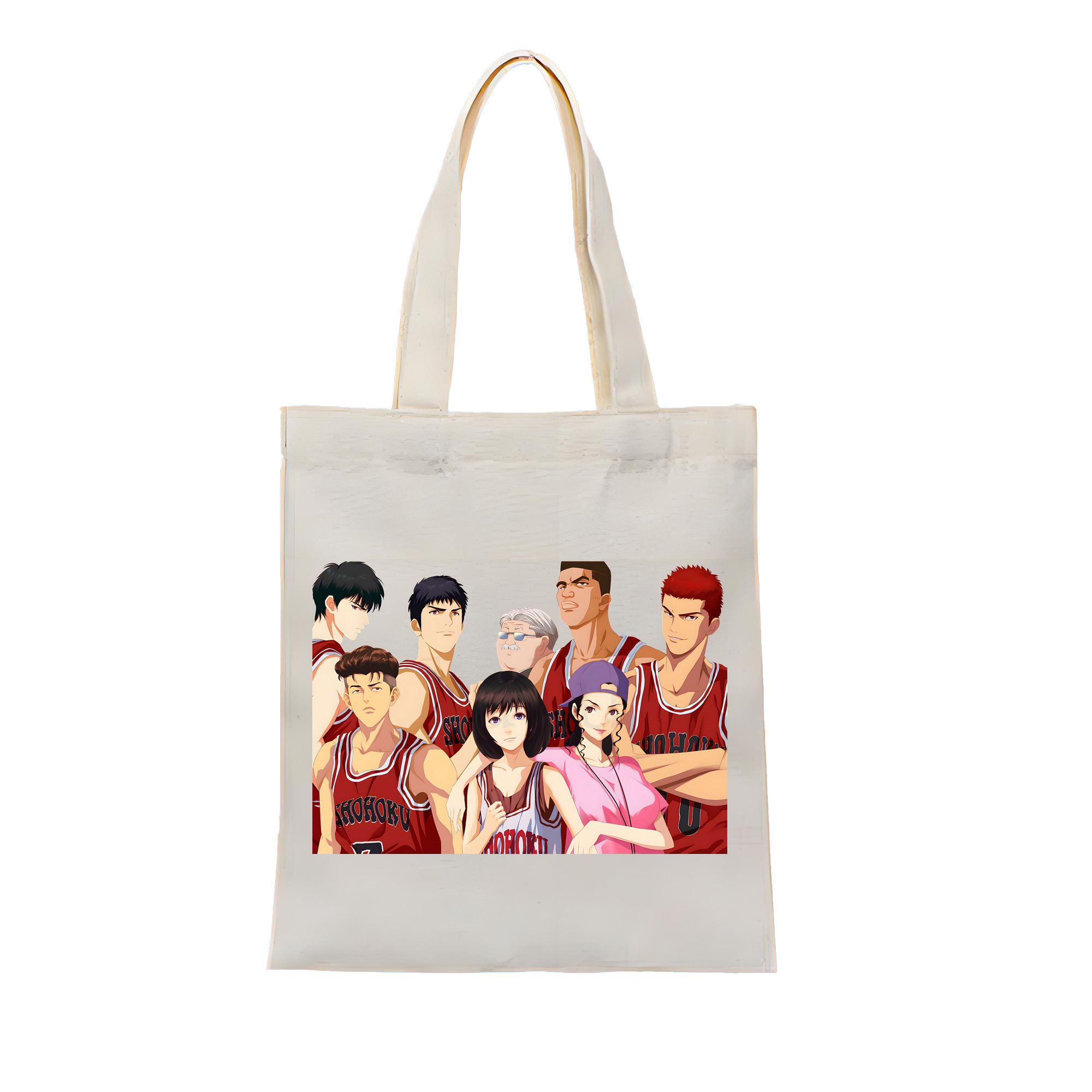 （画像用） SLAM DUNK／スラムダンク 縦型キャンバス生地手提げバッグ　トートバッグ