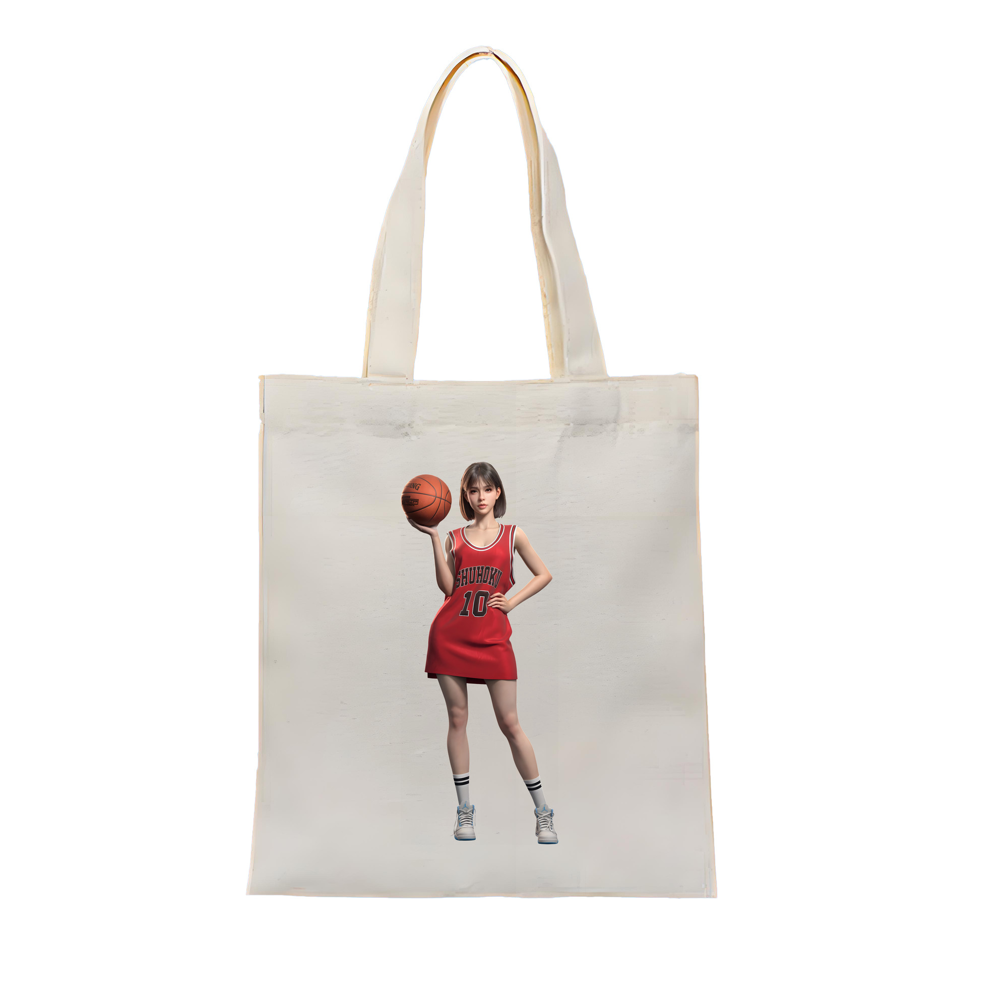 （画像用） SLAM DUNK／スラムダンク 縦型キャンバス生地手提げバッグ　トートバッグ