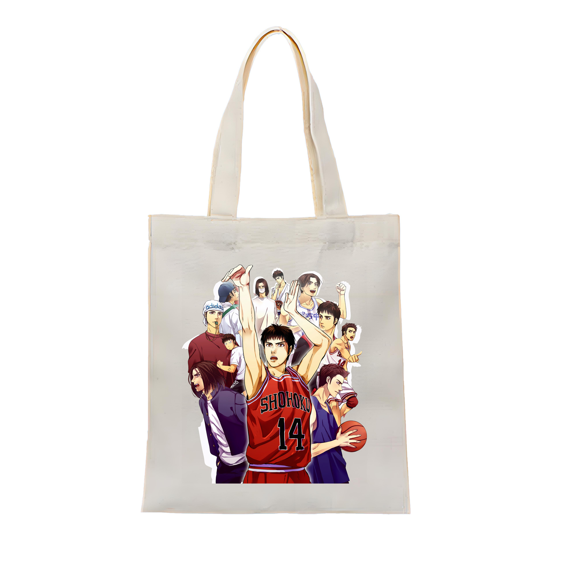 （画像用） SLAM DUNK／スラムダンク 縦型キャンバス生地手提げバッグ　トートバッグ
