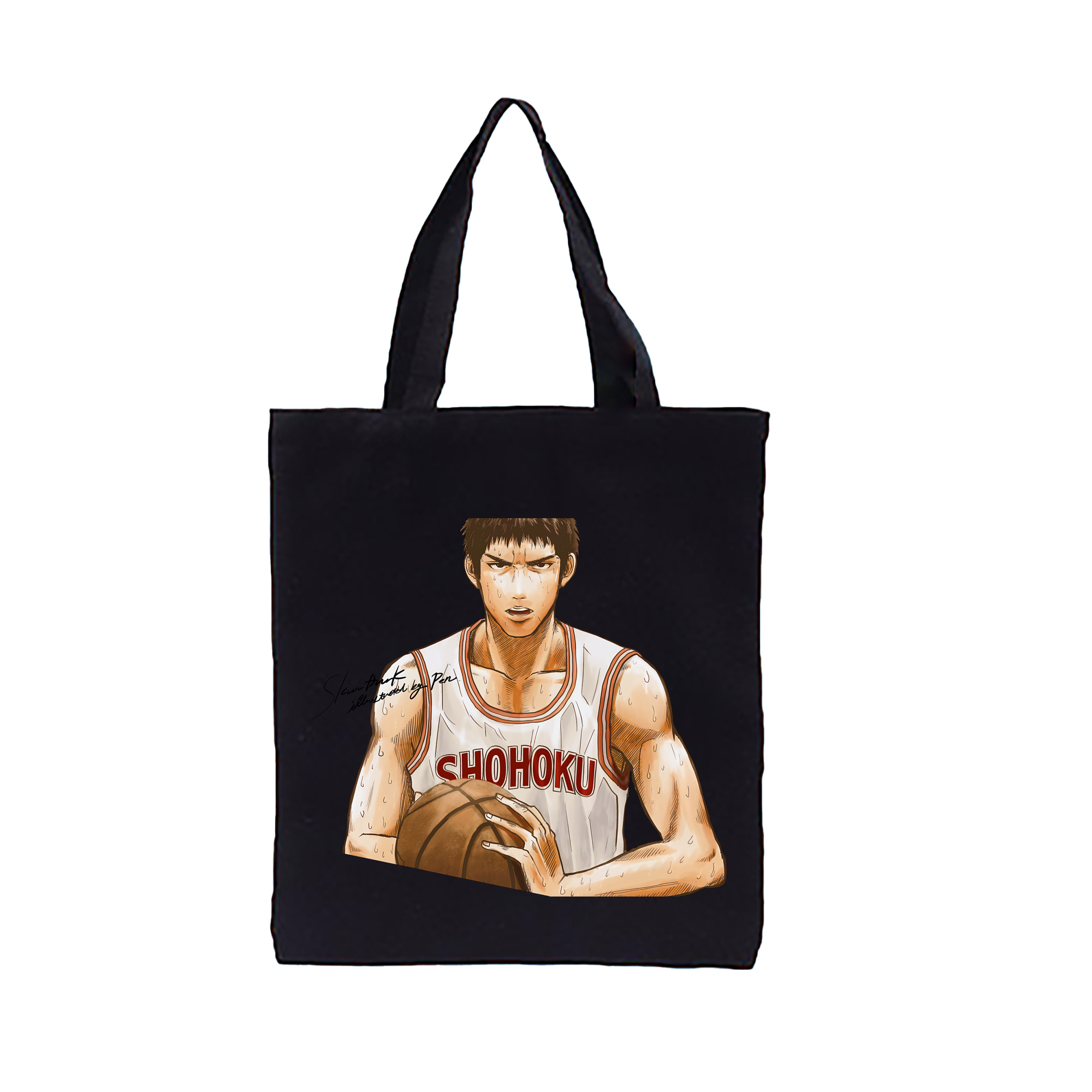 （画像用） SLAM DUNK／スラムダンク 縦型キャンバス生地手提げバッグ　トートバッグ