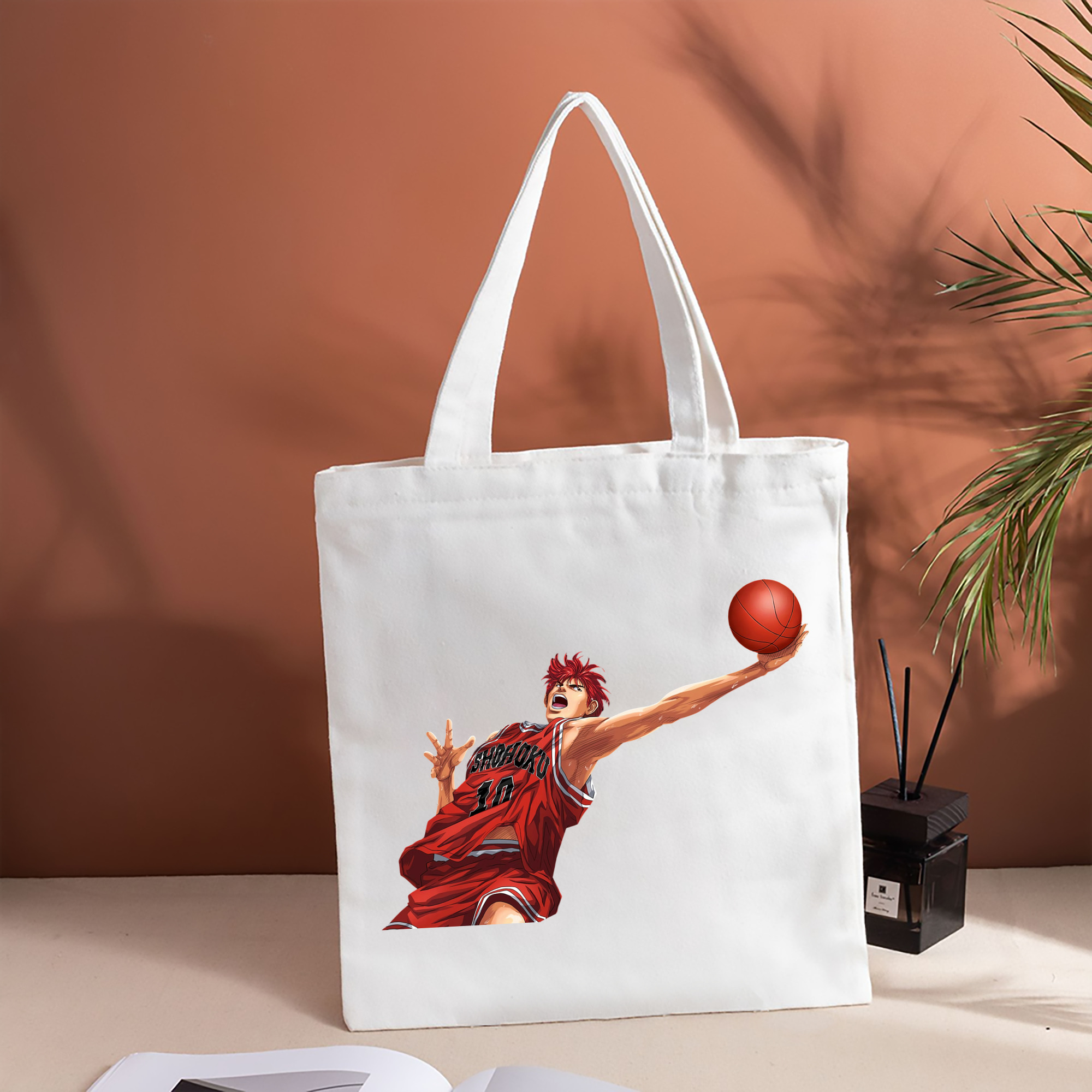 SLAM DUNK／スラムダンク 縦型キャンバス生地手提げバッグ　トートバッグ
