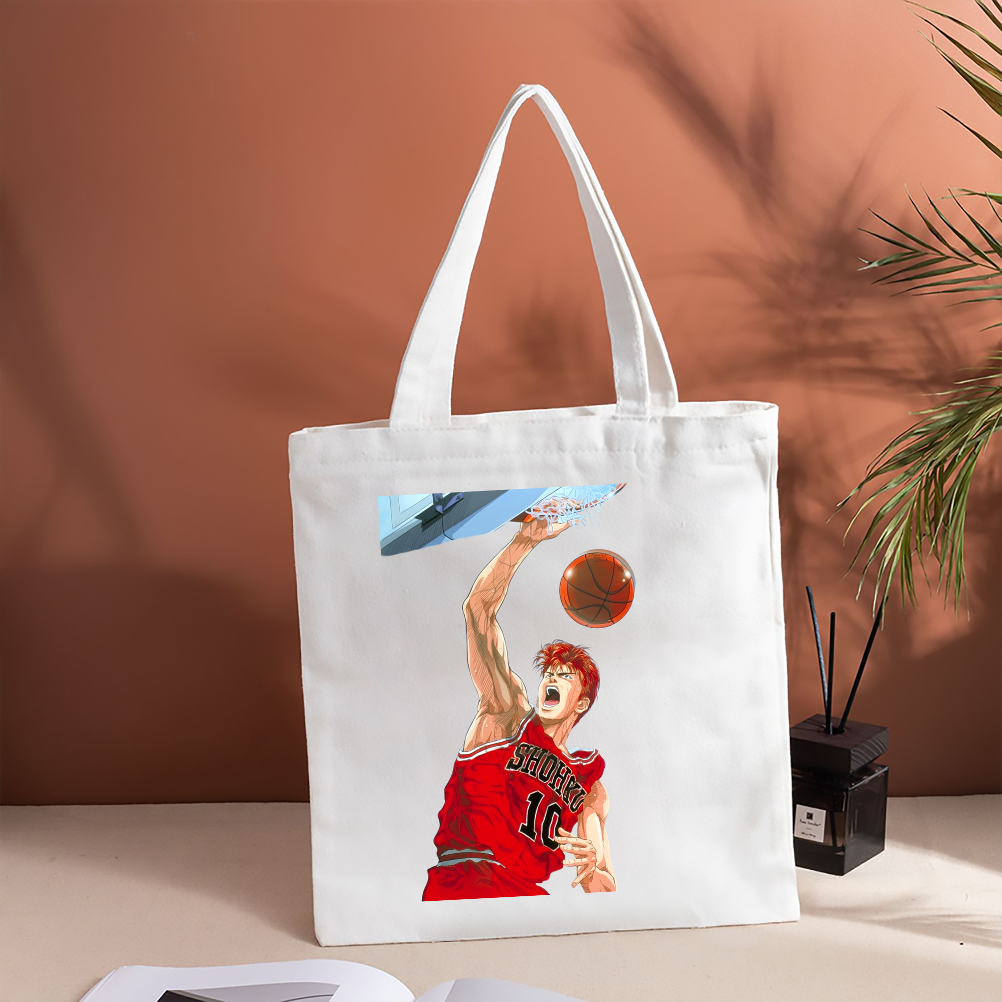 SLAM DUNK／スラムダンク 縦型キャンバス生地手提げバッグ　トートバッグ