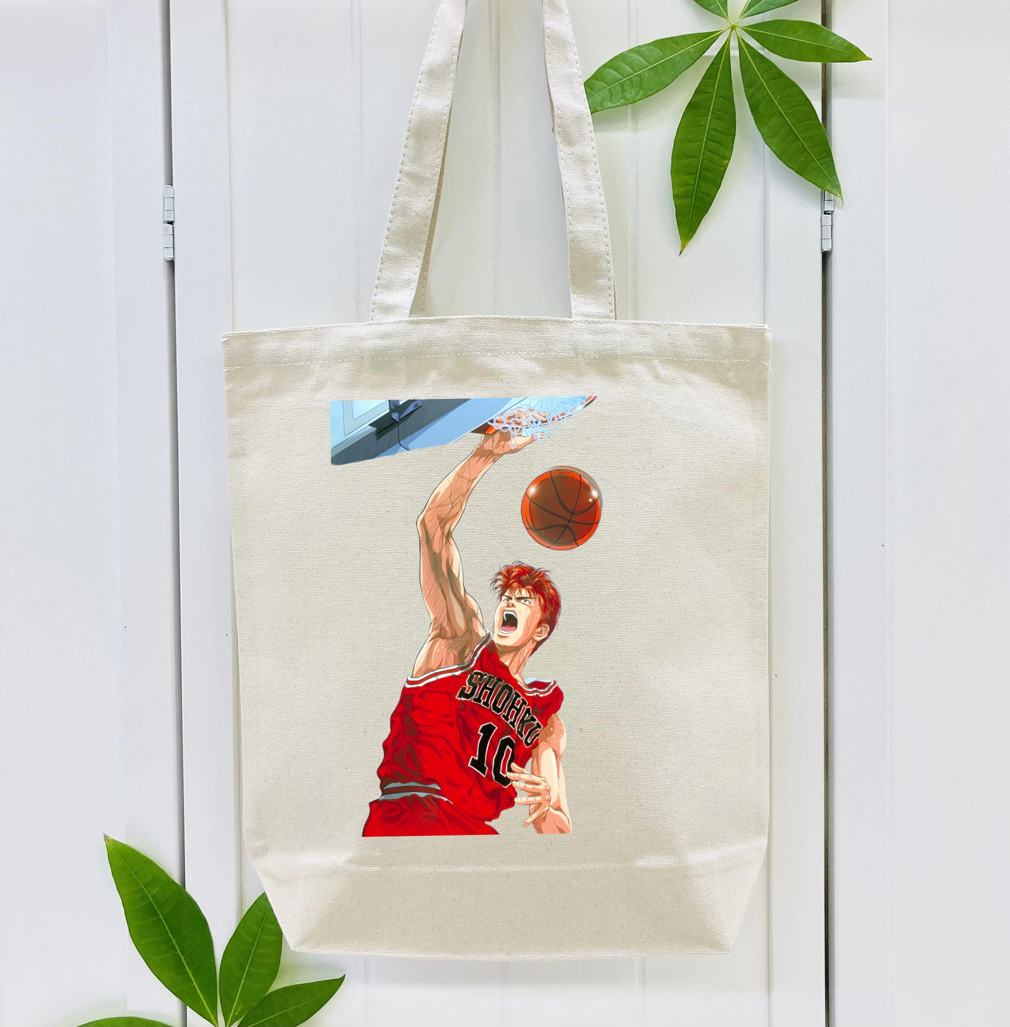SLAM DUNK／スラムダンク 縦型キャンバス生地手提げバッグ　トートバッグ