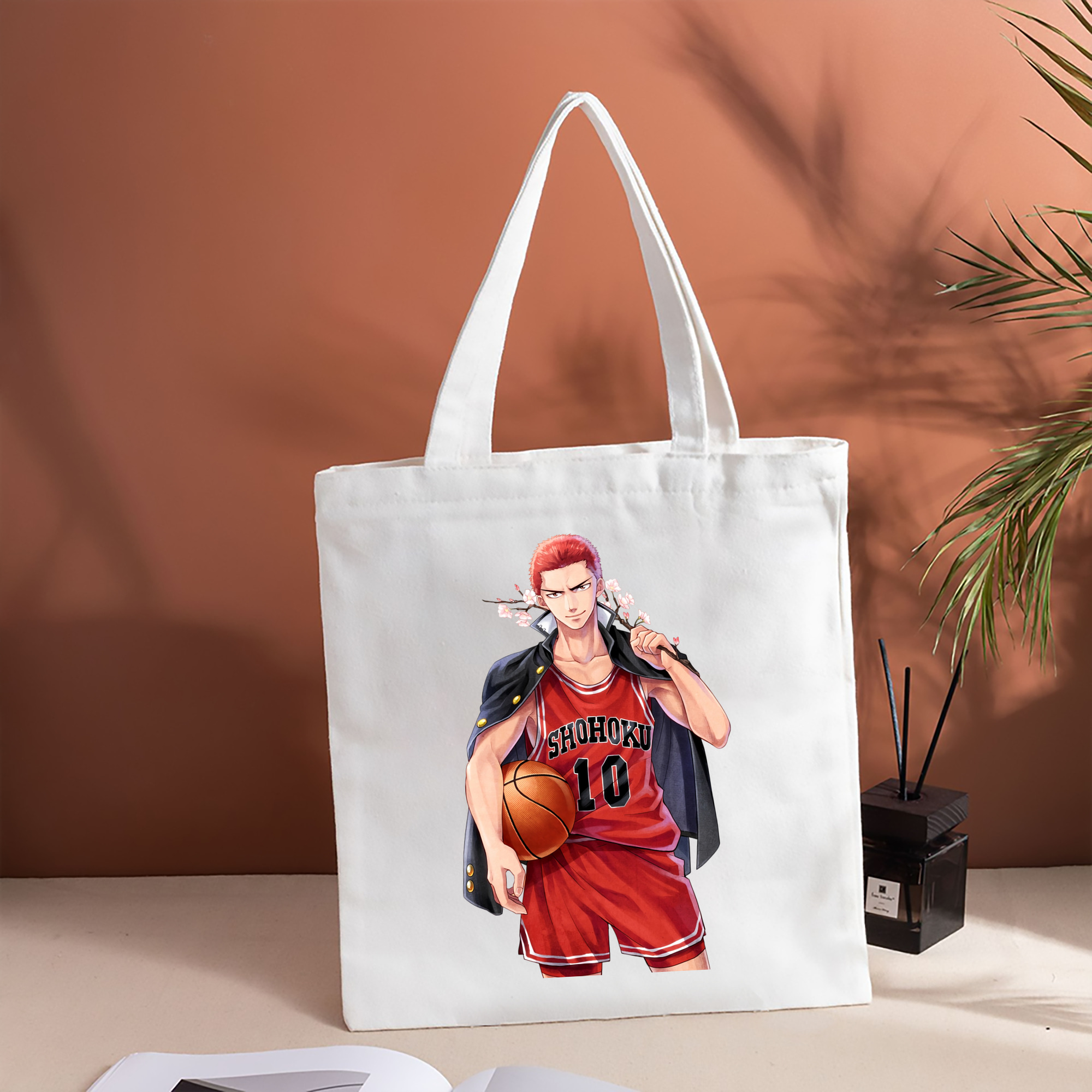 SLAM DUNK／スラムダンク 縦型キャンバス生地手提げバッグ　トートバッグ