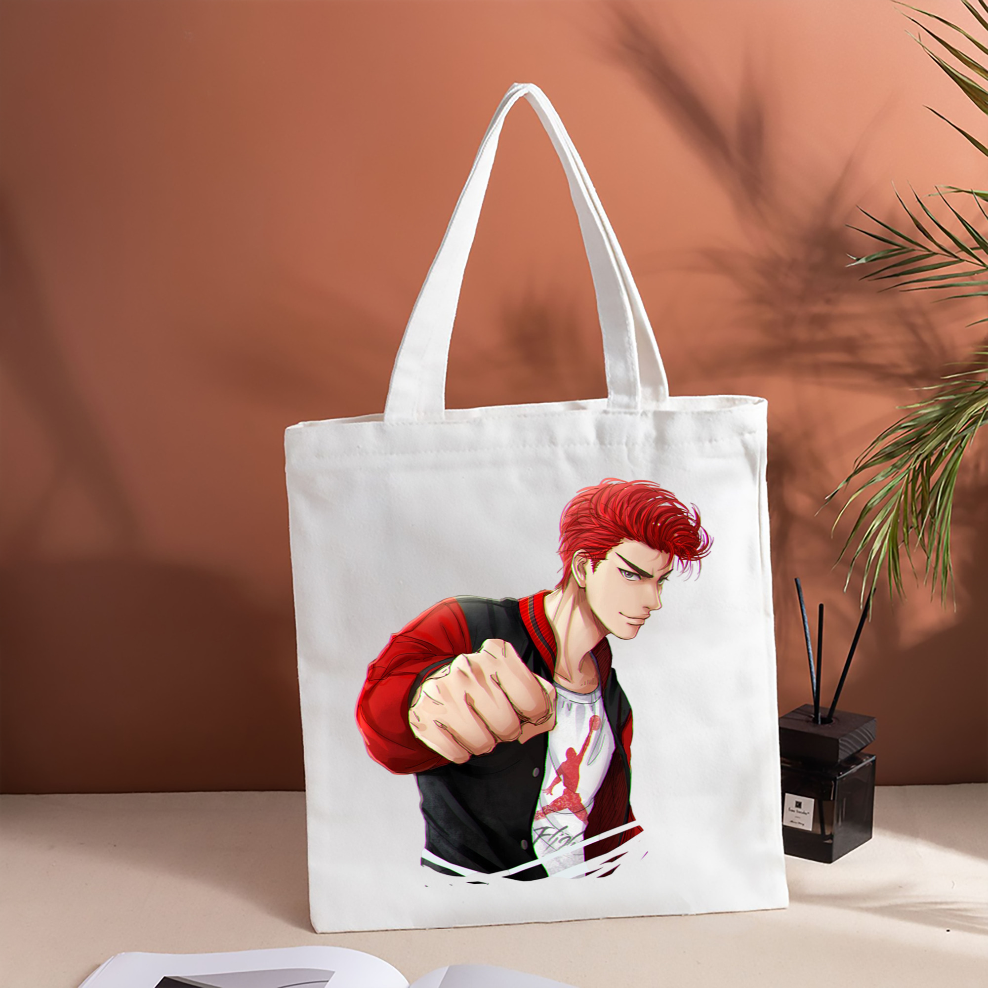 SLAM DUNK／スラムダンク 縦型キャンバス生地手提げバッグ　トートバッグ