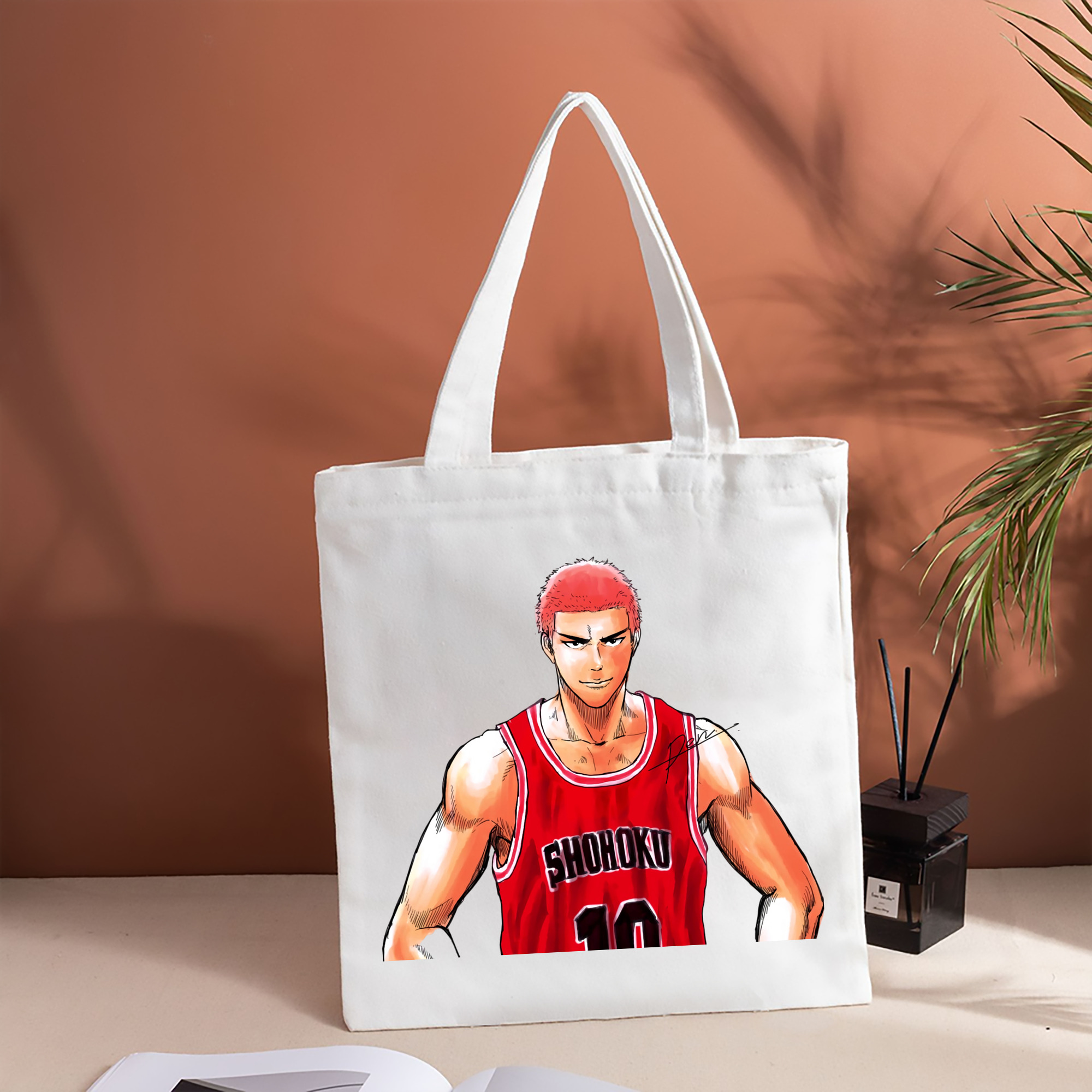 SLAM DUNK／スラムダンク 縦型キャンバス生地手提げバッグ　トートバッグ