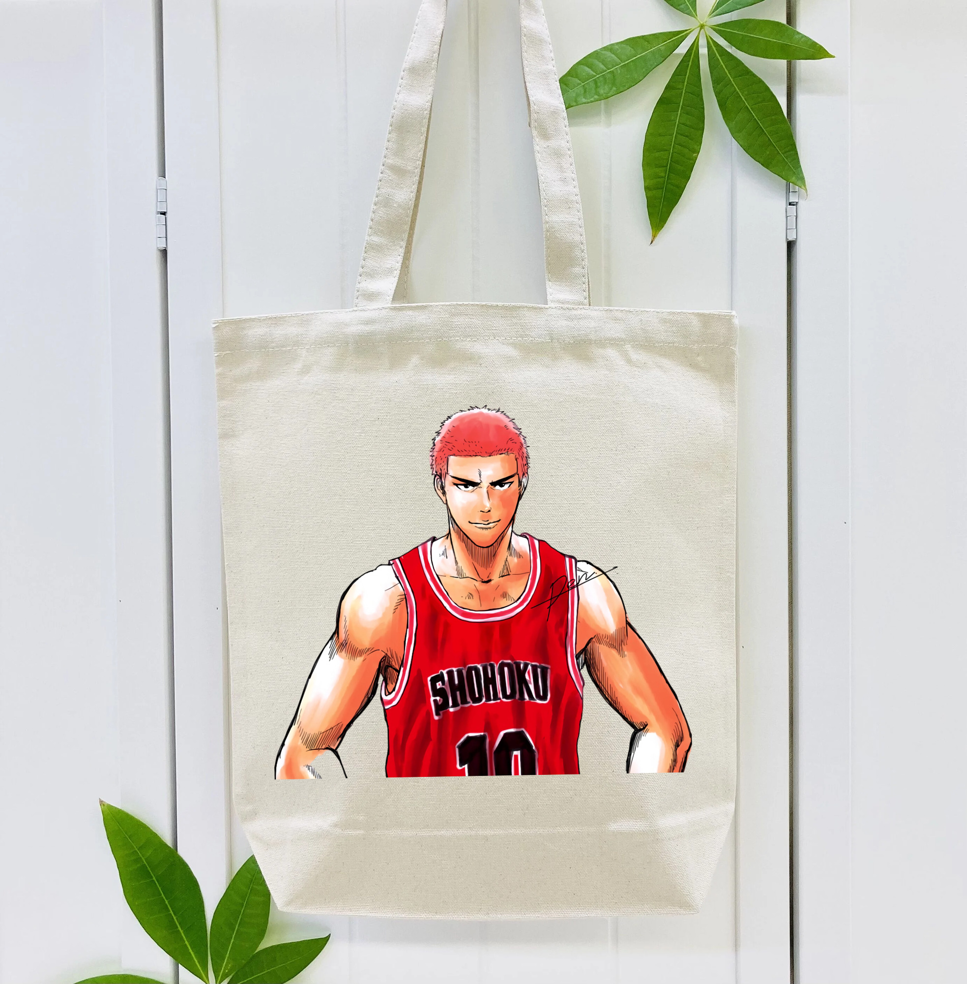 SLAM DUNK／スラムダンク 縦型キャンバス生地手提げバッグ　トートバッグ