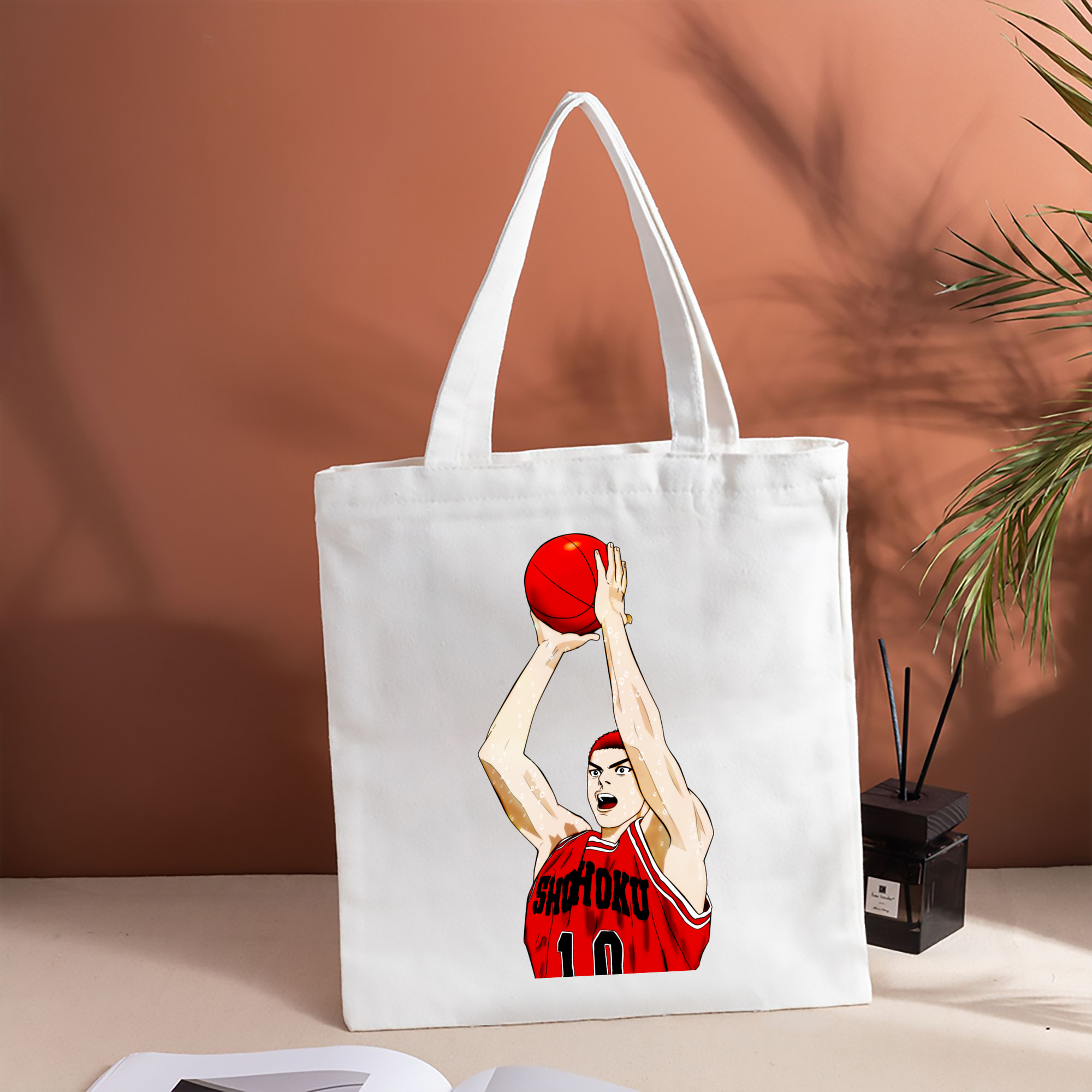 SLAM DUNK／スラムダンク 縦型キャンバス生地手提げバッグ　トートバッグ