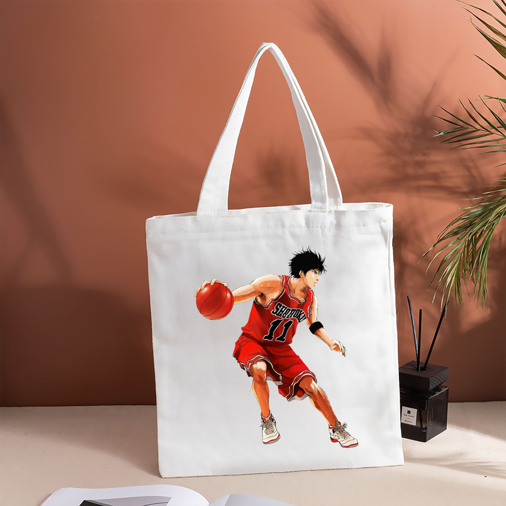 SLAM DUNK／スラムダンク 縦型キャンバス生地手提げバッグ　トートバッグ