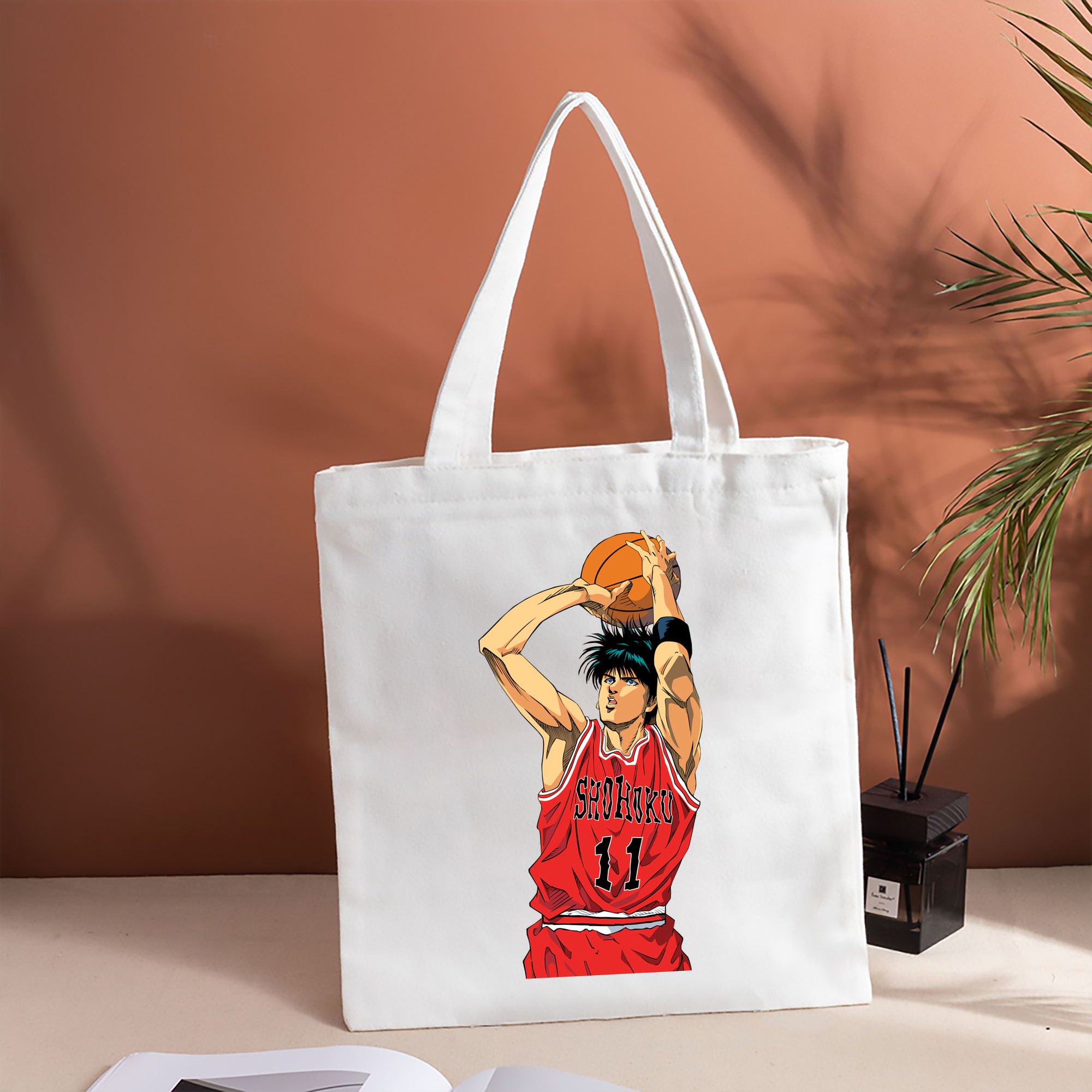 SLAM DUNK／スラムダンク 縦型キャンバス生地手提げバッグ　トートバッグ