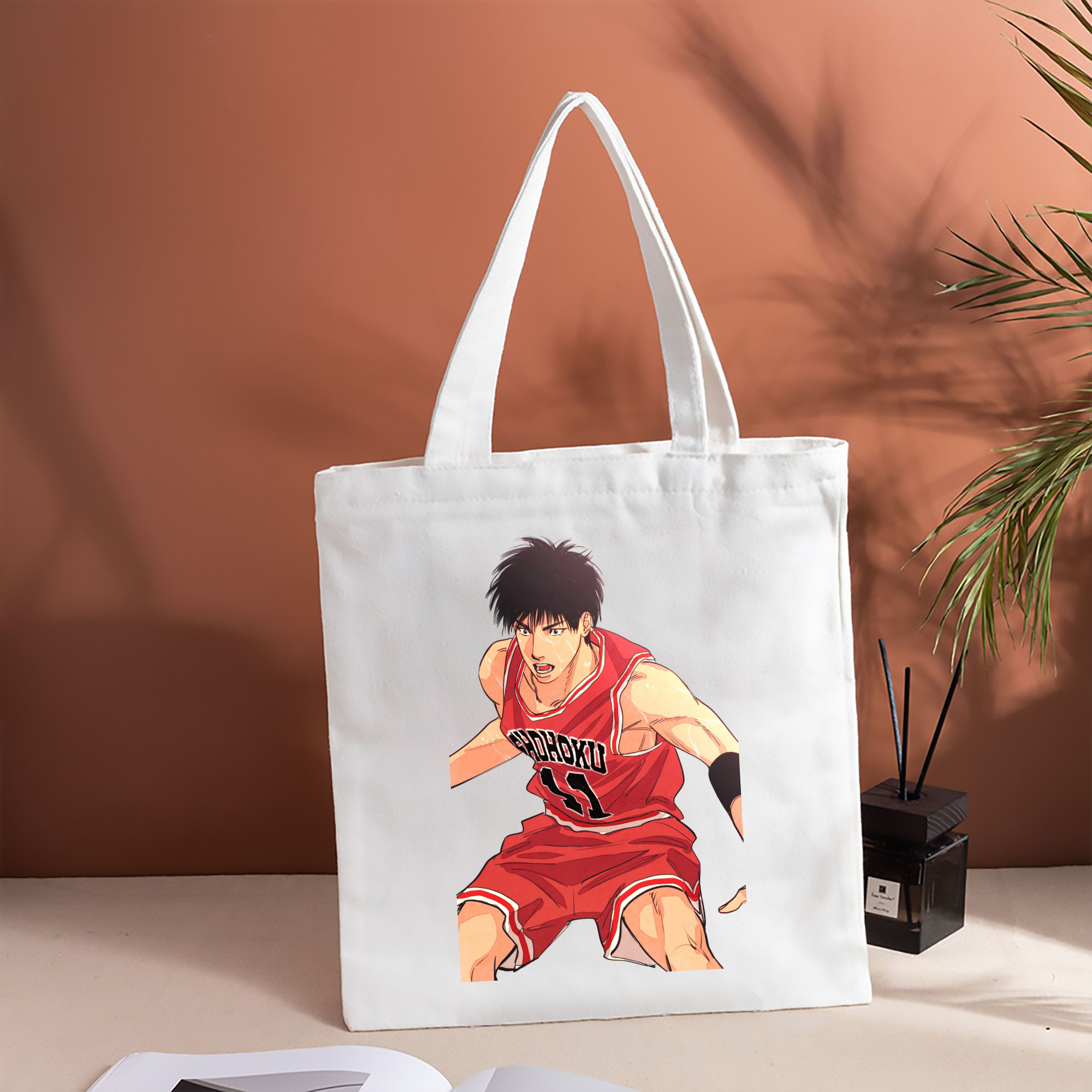 SLAM DUNK／スラムダンク 縦型キャンバス生地手提げバッグ　トートバッグ