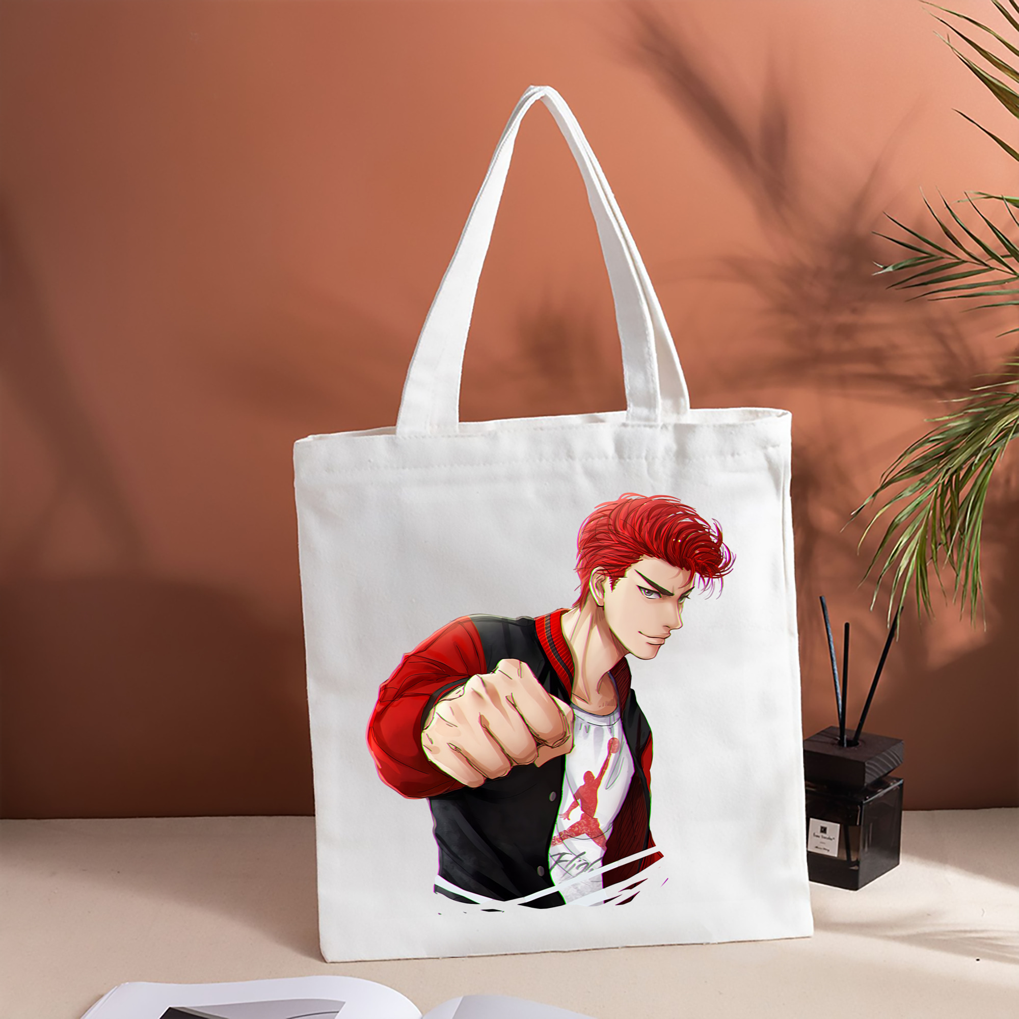 SLAM DUNK／スラムダンク 縦型キャンバス生地手提げバッグ　トートバッグ