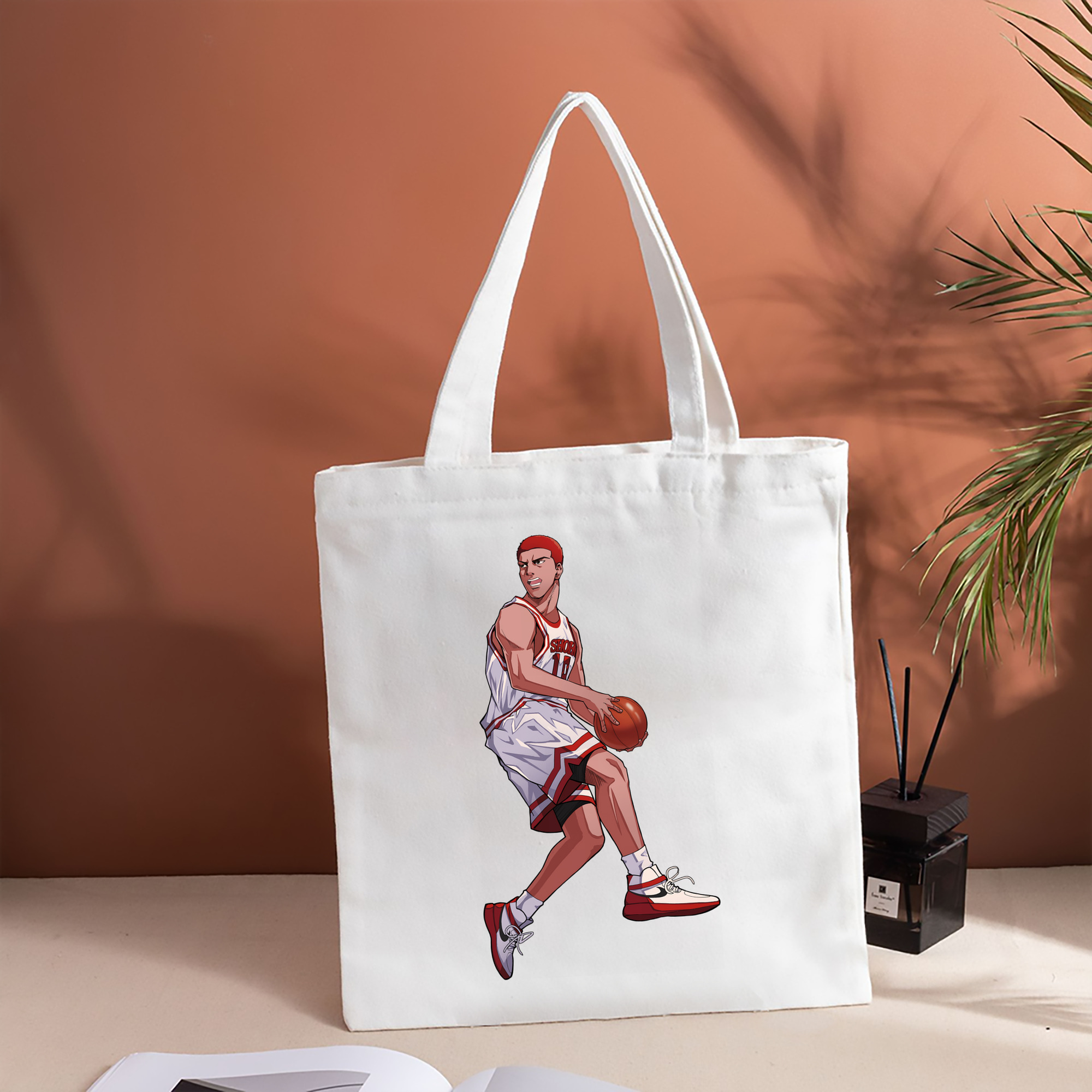 SLAM DUNK／スラムダンク 縦型キャンバス生地手提げバッグ　トートバッグ