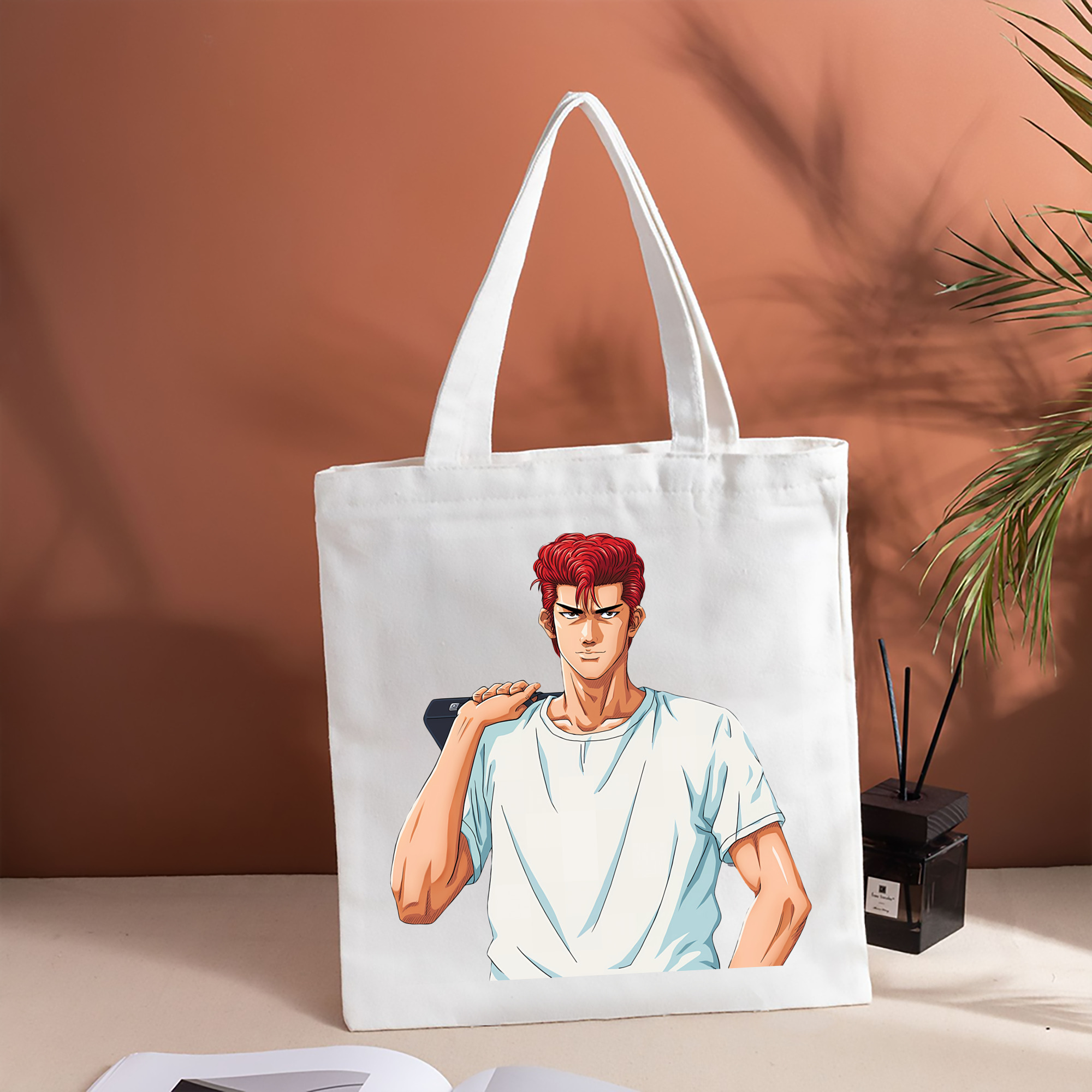 SLAM DUNK／スラムダンク 縦型キャンバス生地手提げバッグ　トートバッグ