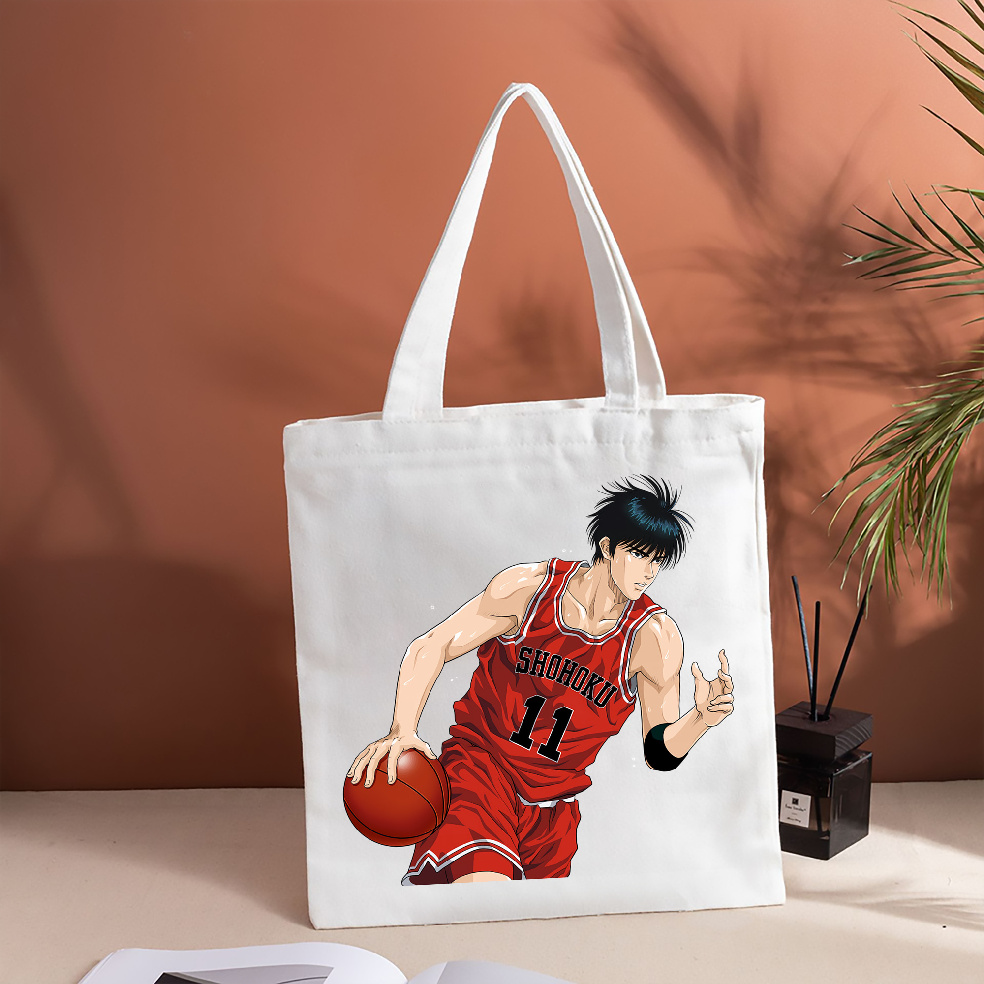 SLAM DUNK／スラムダンク 縦型キャンバス生地手提げバッグ　トートバッグ