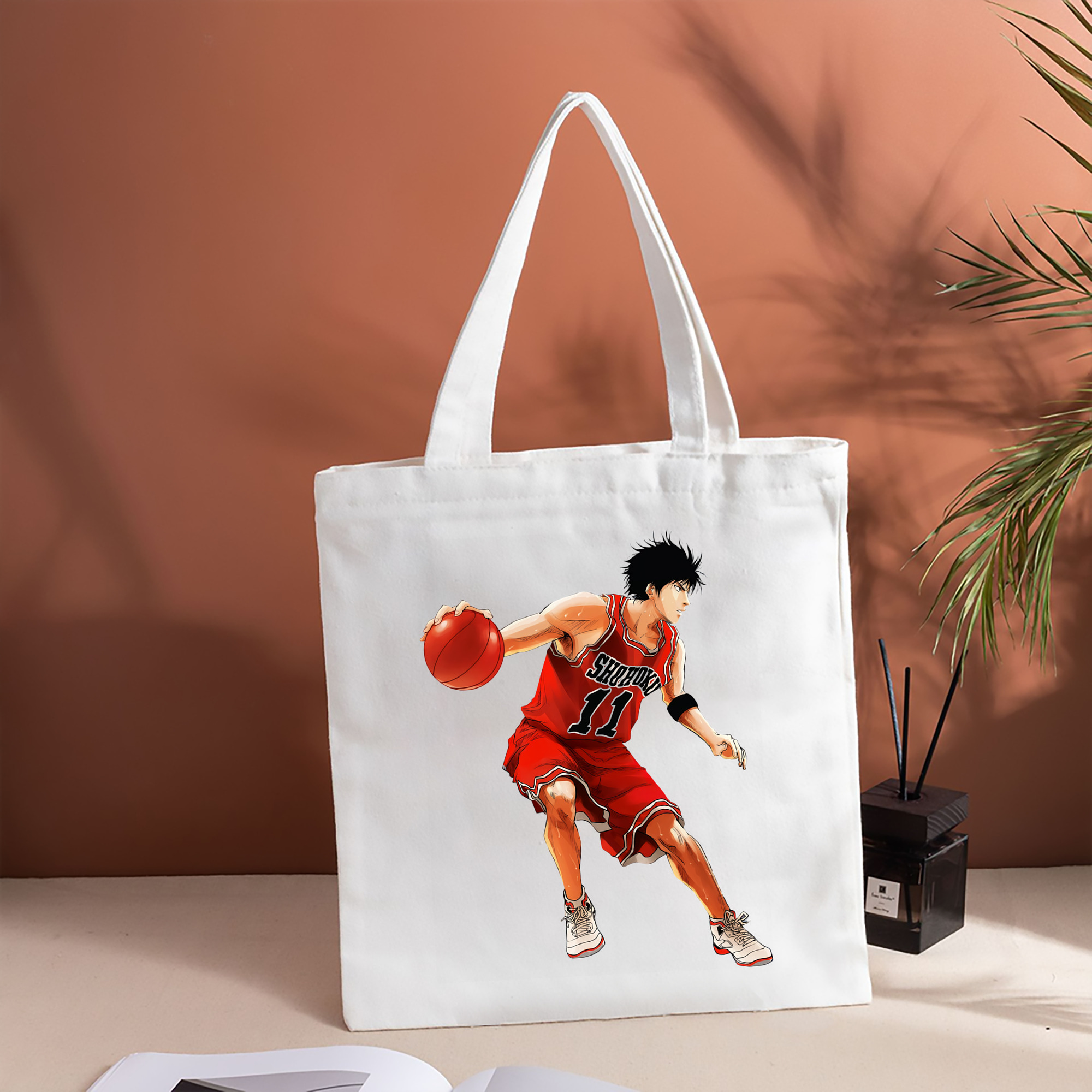 SLAM DUNK／スラムダンク 縦型キャンバス生地手提げバッグ　トートバッグ