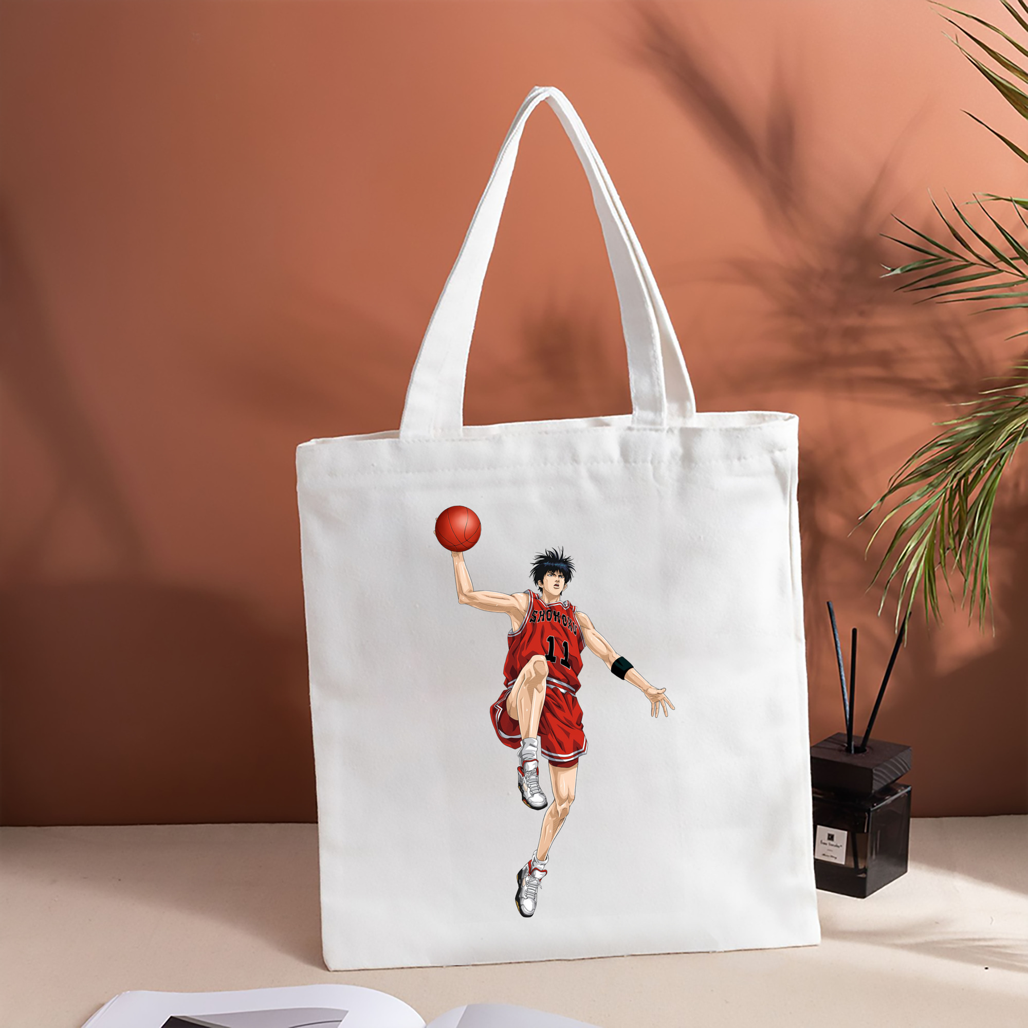 SLAM DUNK／スラムダンク 縦型キャンバス生地手提げバッグ　トートバッグ
