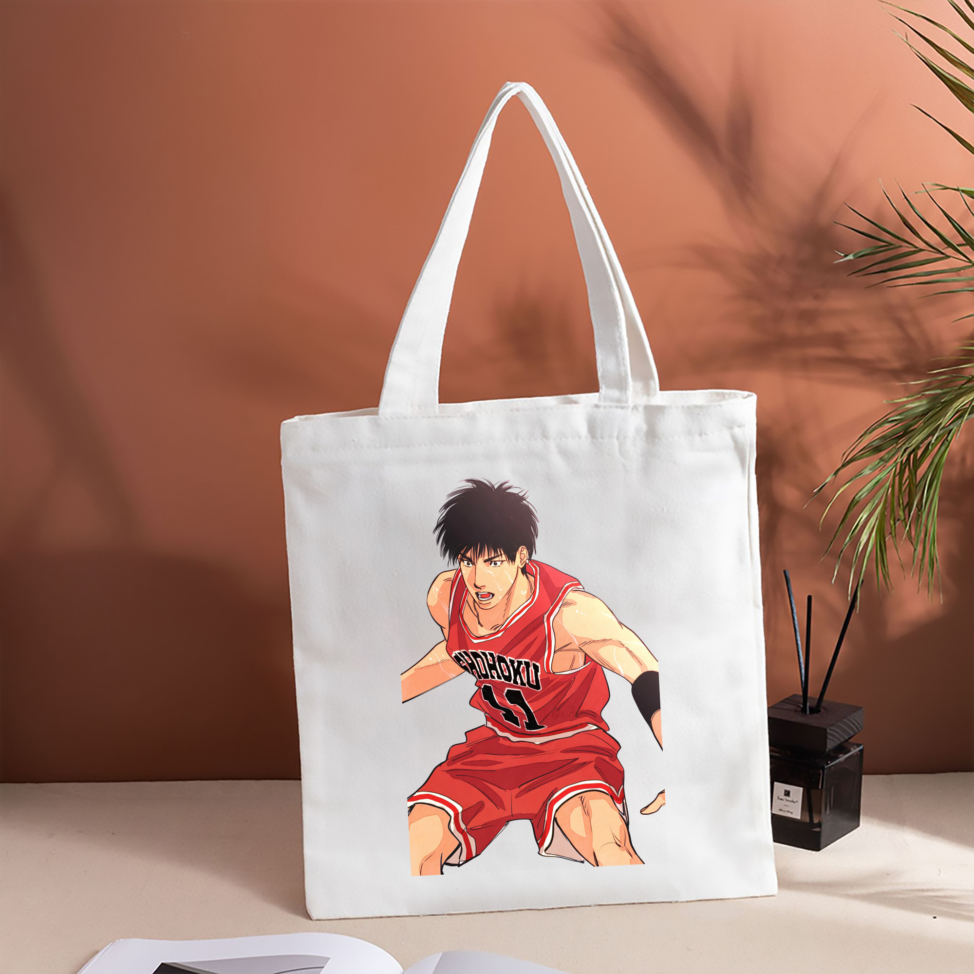 SLAM DUNK／スラムダンク 縦型キャンバス生地手提げバッグ　トートバッグ
