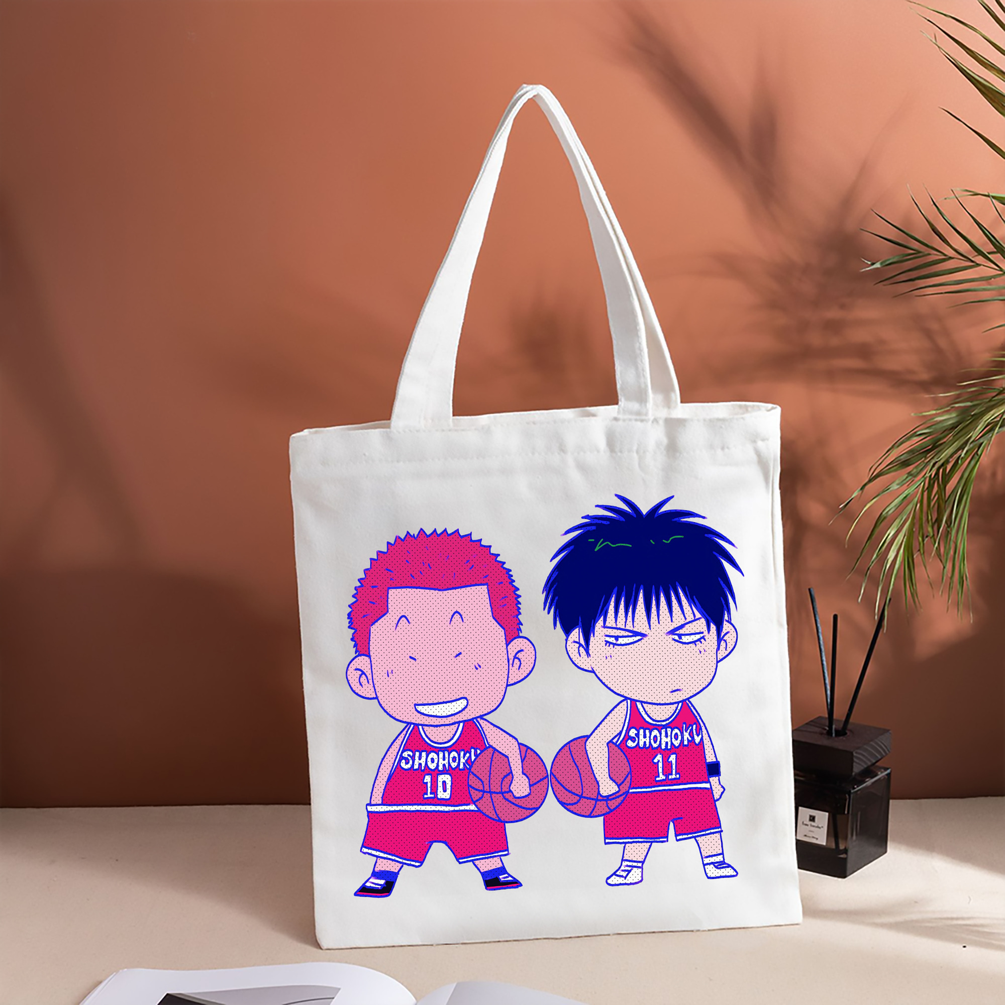 SLAM DUNK／スラムダンク 縦型キャンバス生地手提げバッグ　トートバッグ