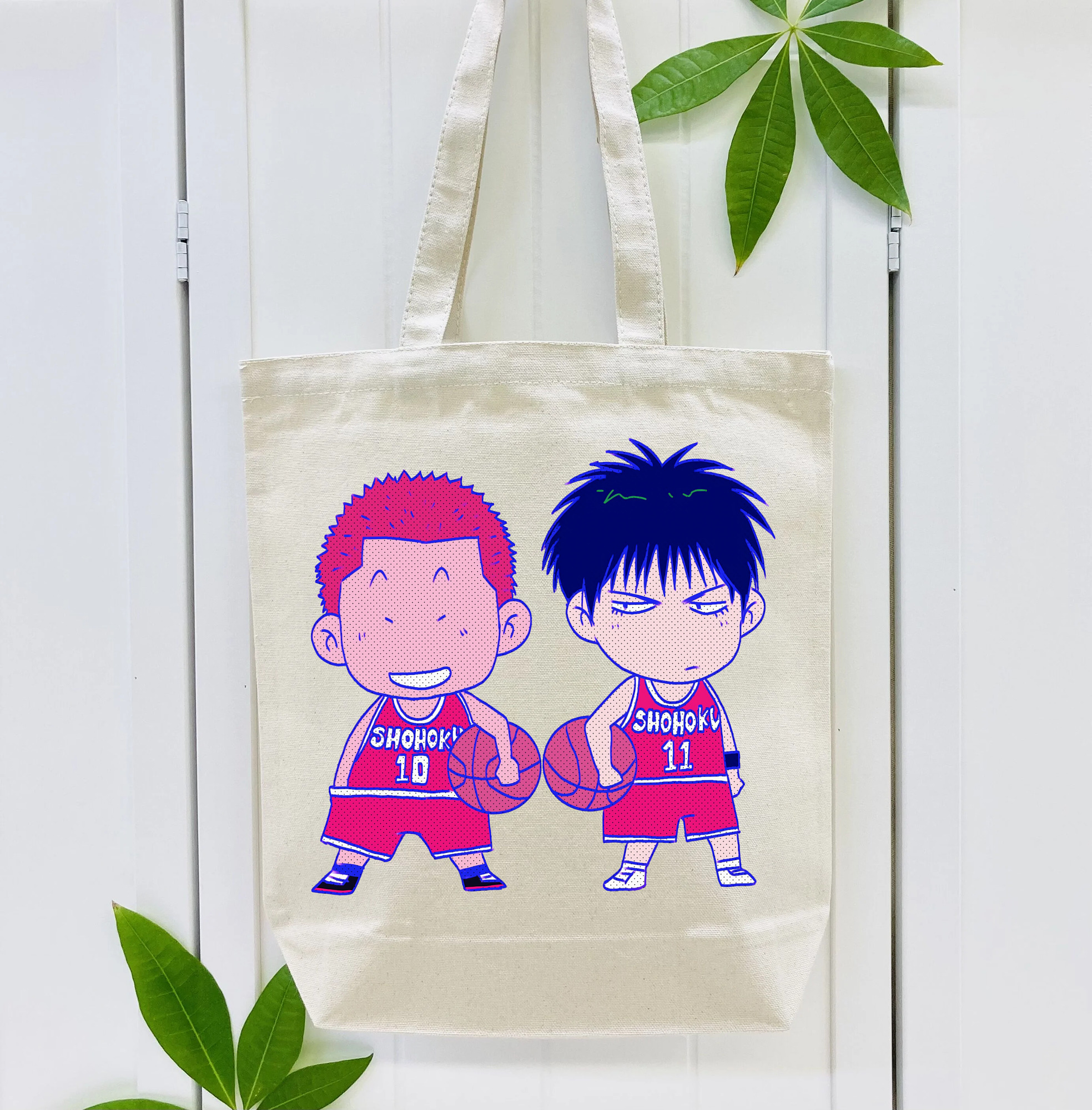 SLAM DUNK／スラムダンク 縦型キャンバス生地手提げバッグ　トートバッグ