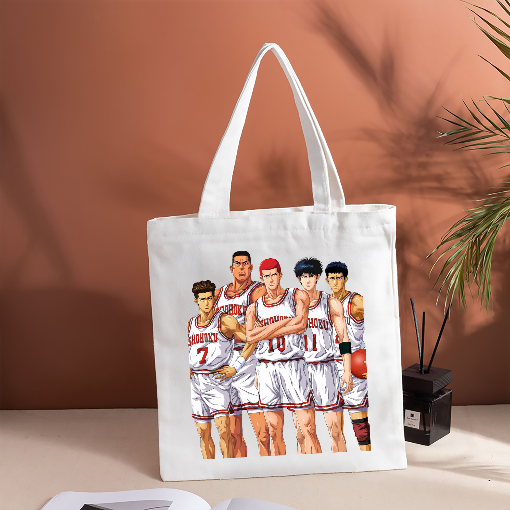 SLAM DUNK／スラムダンク 縦型キャンバス生地手提げバッグ　トートバッグ