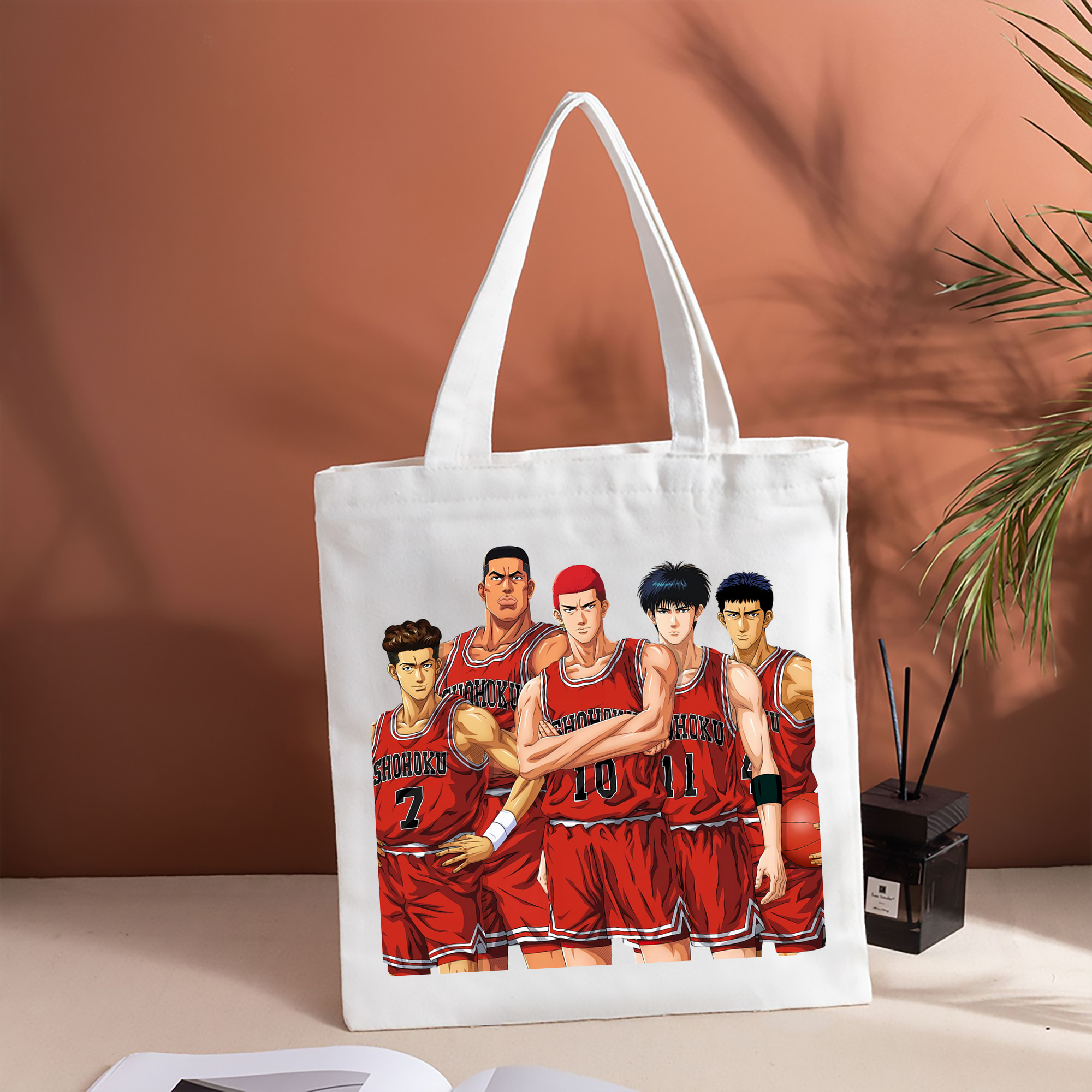 SLAM DUNK／スラムダンク 縦型キャンバス生地手提げバッグ　トートバッグ