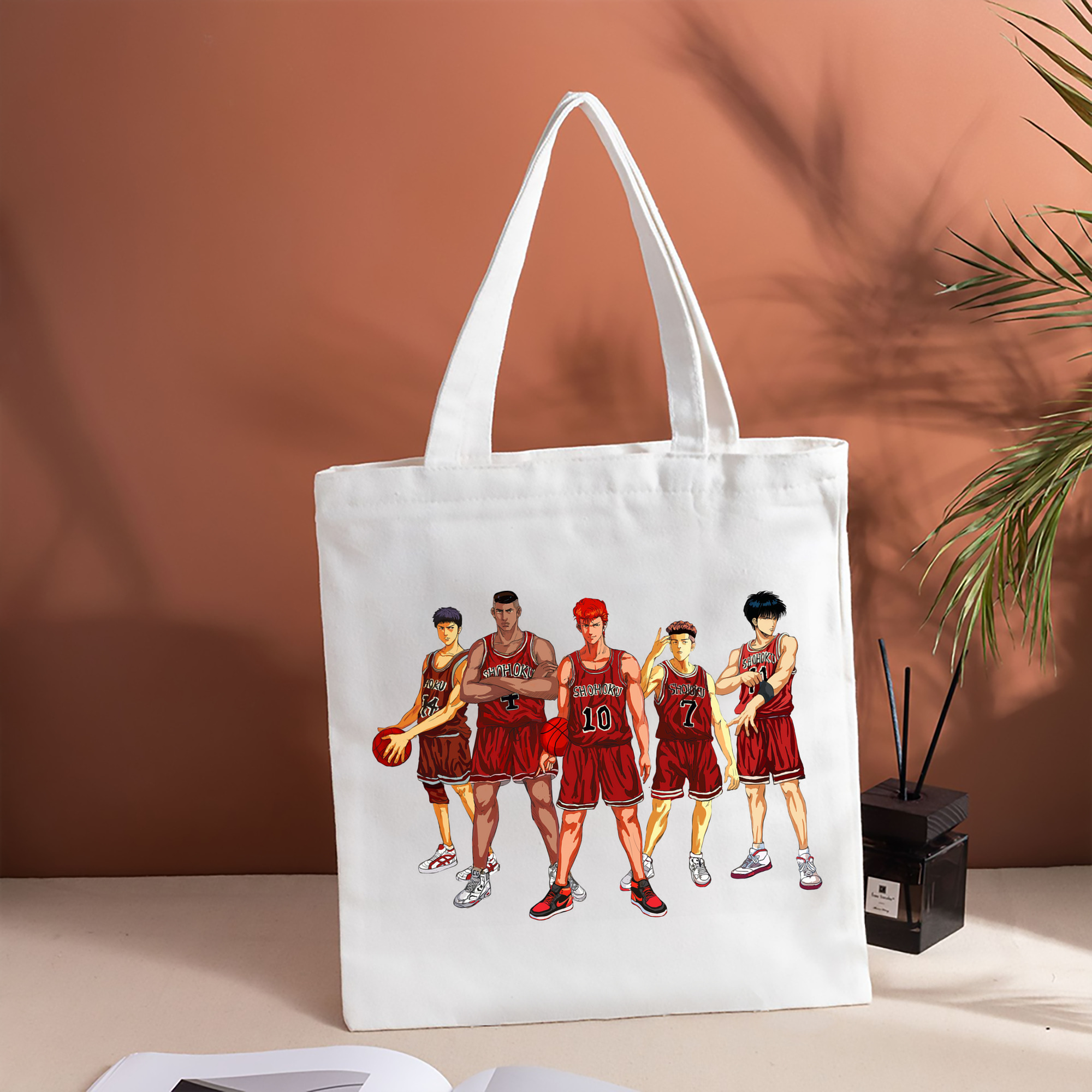 SLAM DUNK／スラムダンク 縦型キャンバス生地手提げバッグ　トートバッグ