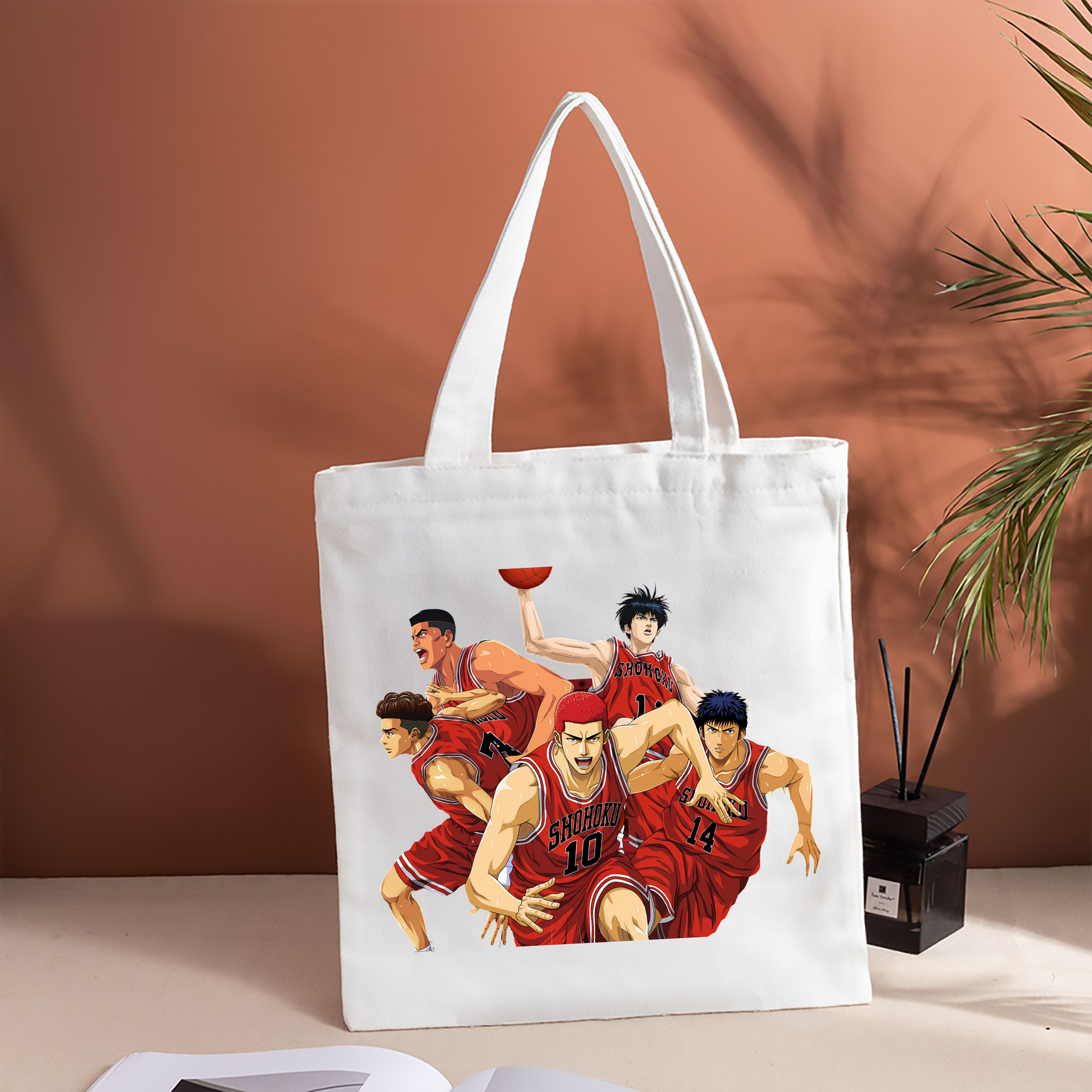 SLAM DUNK／スラムダンク 縦型キャンバス生地手提げバッグ　トートバッグ