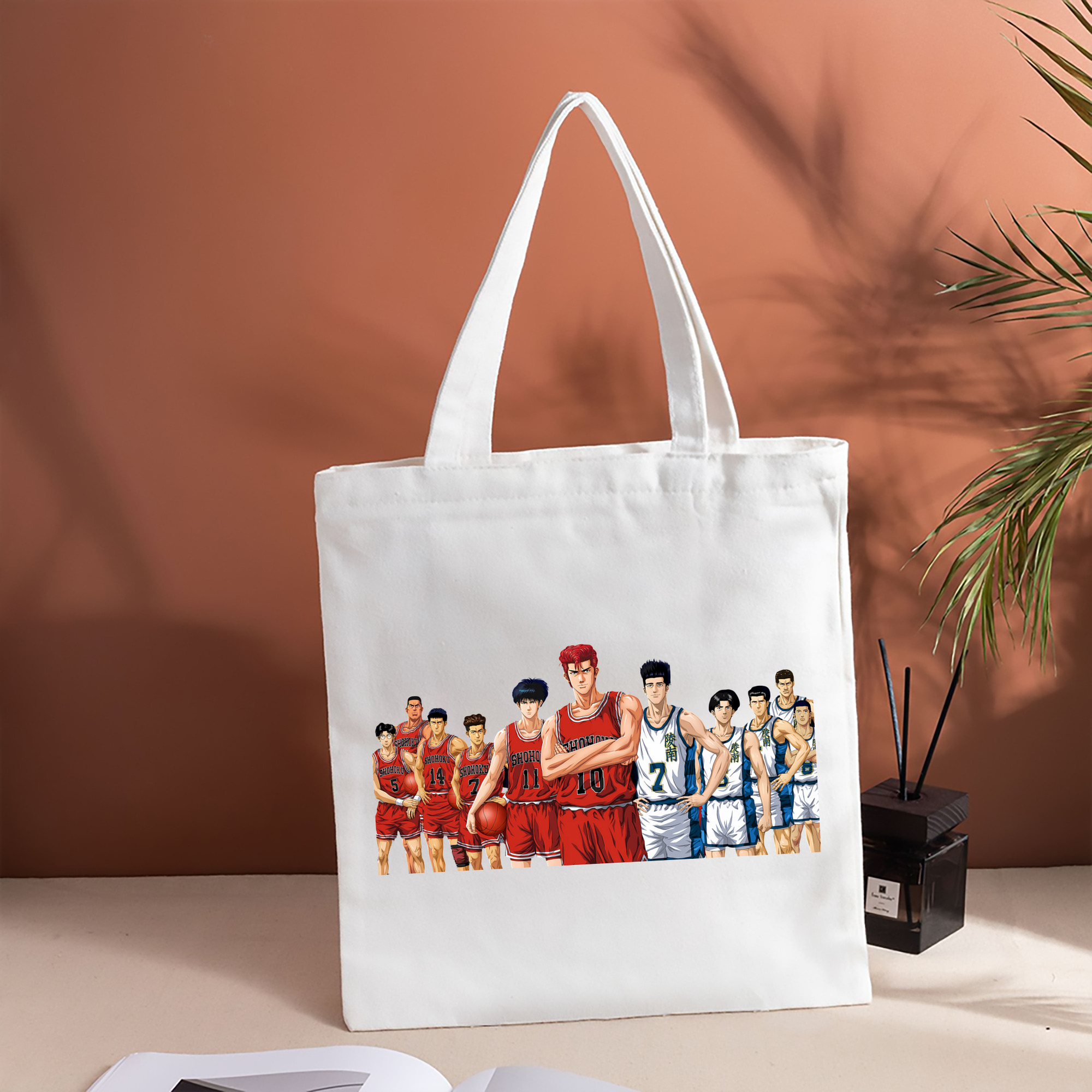 SLAM DUNK／スラムダンク 縦型キャンバス生地手提げバッグ　トートバッグ