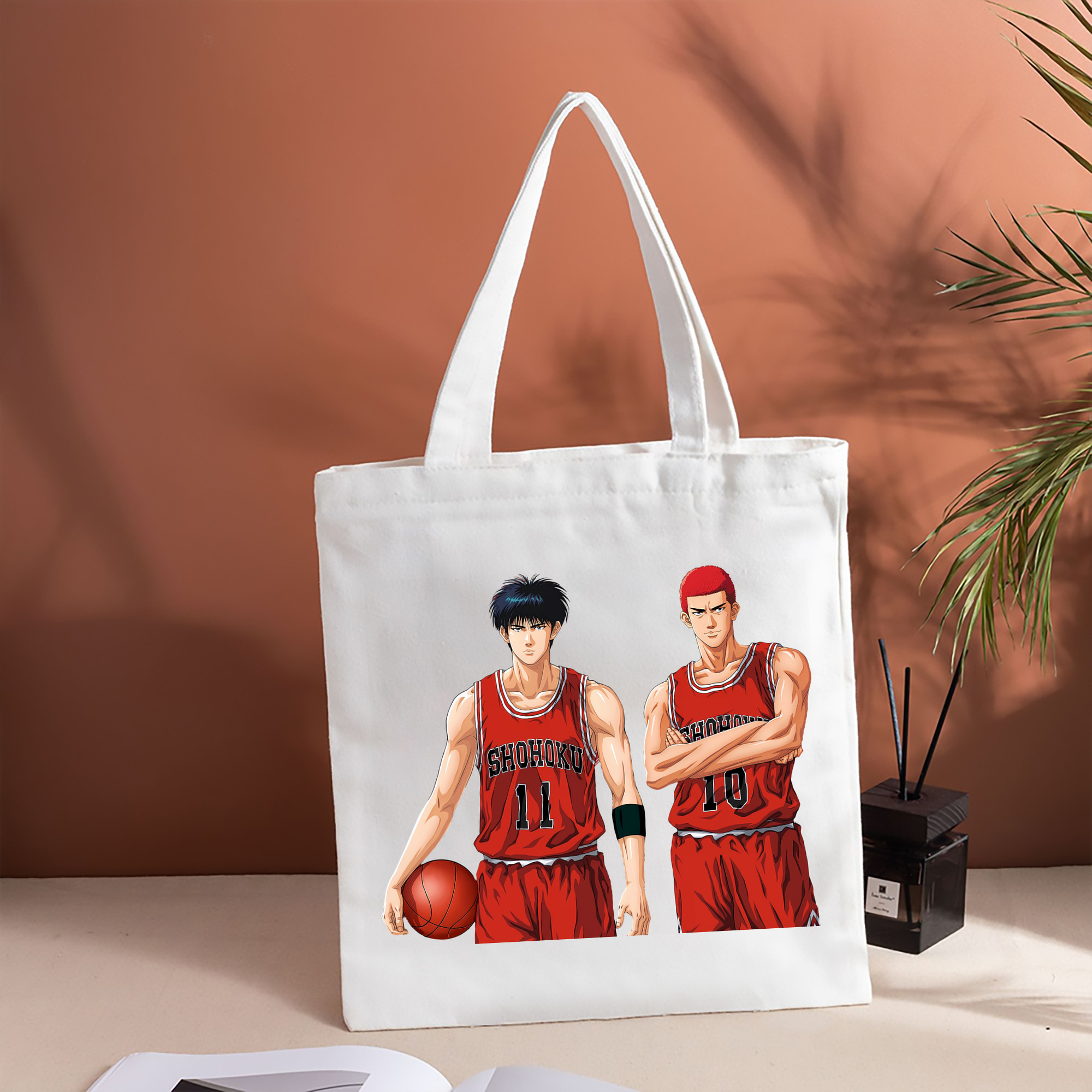 SLAM DUNK／スラムダンク 縦型キャンバス生地手提げバッグ　トートバッグ